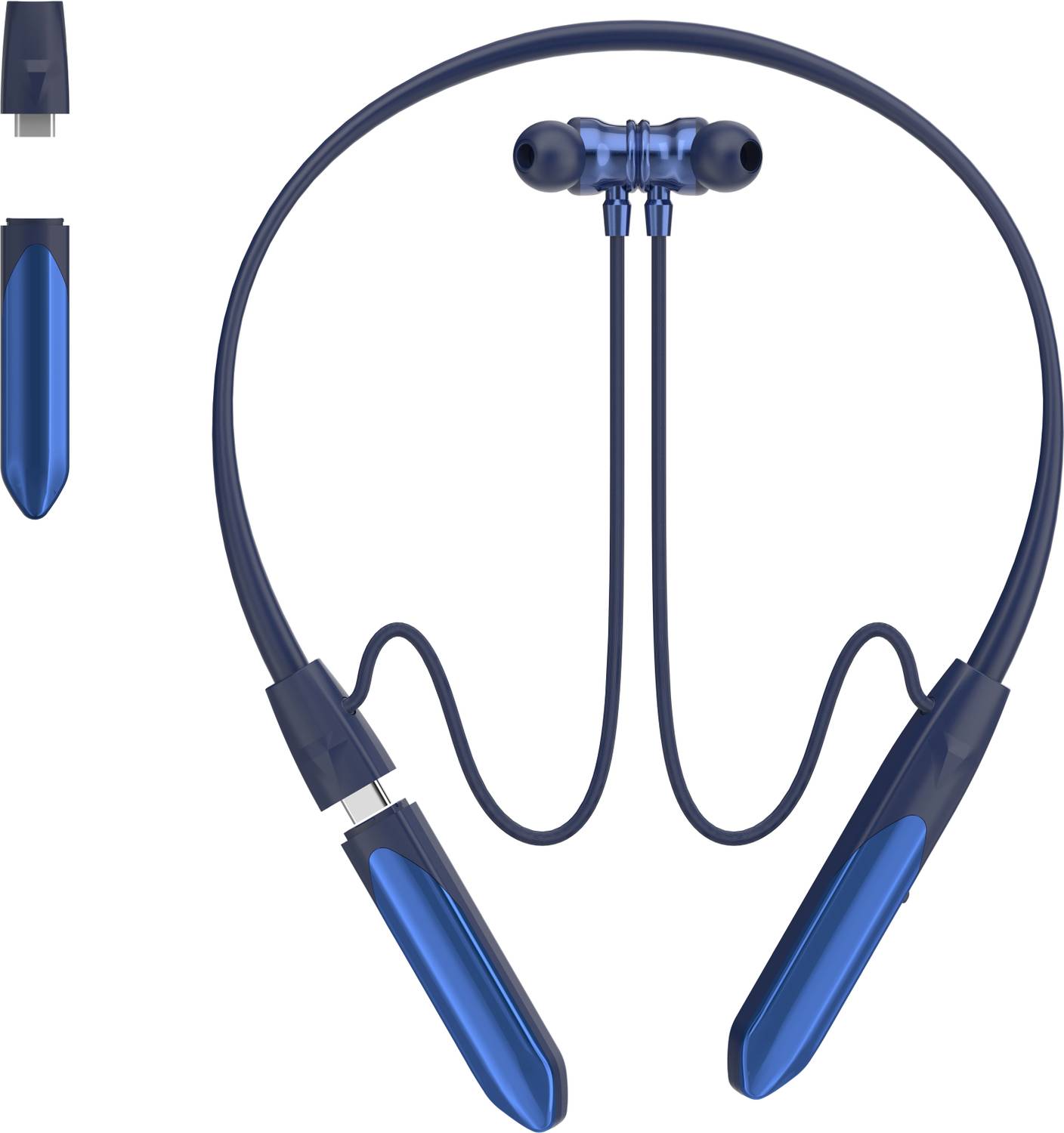 XEWISS DOUBLE BATTERY - MAGNETIC ON/OFF 48HRS PLAYTIME BLUETOOTH HEADPHONE NECKBANDS-7 Bluetooth Gaming