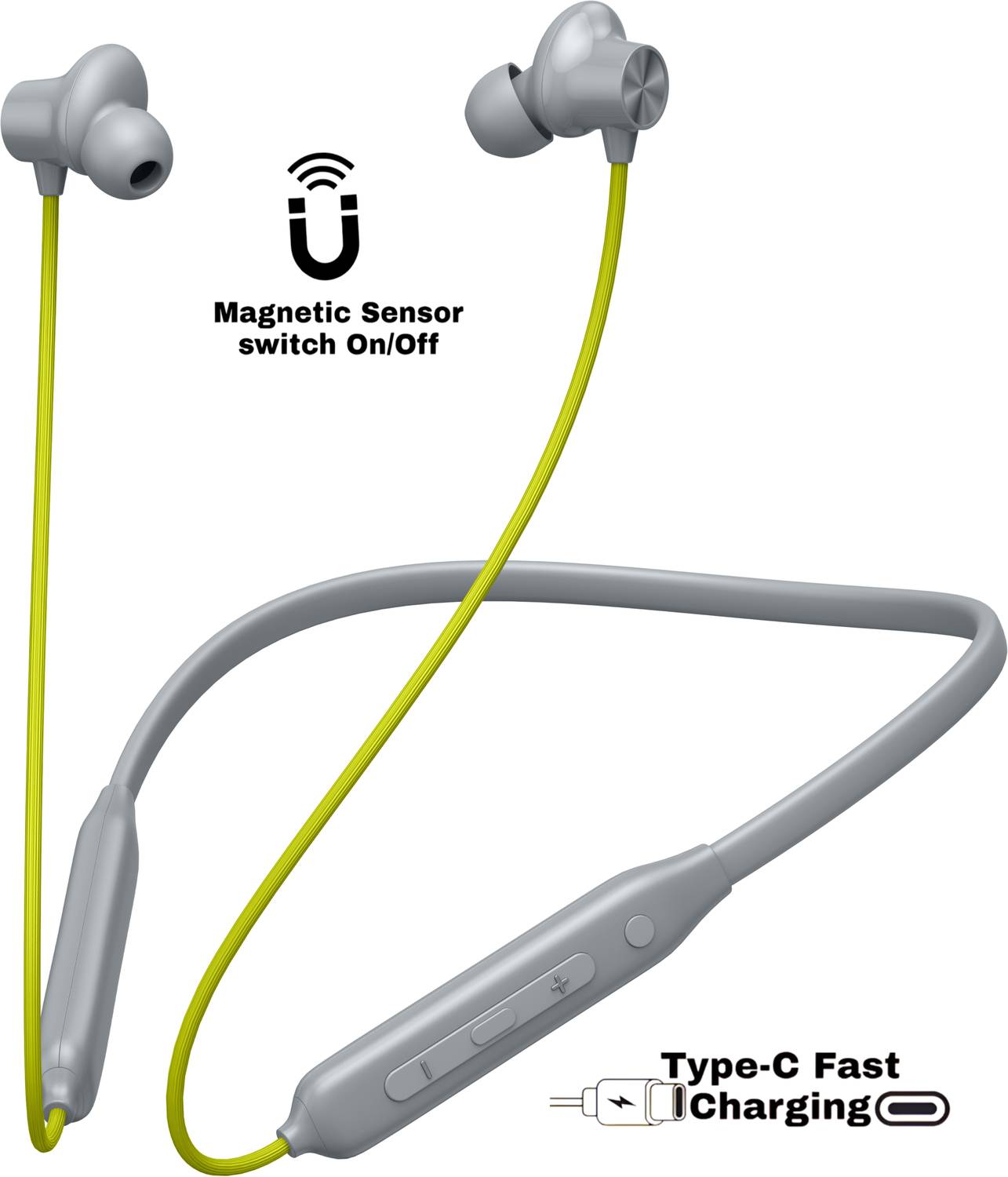 GREE MATT Z2 - POWER OFF/ON 40Hr Playtime Headphone Neckband 40 B