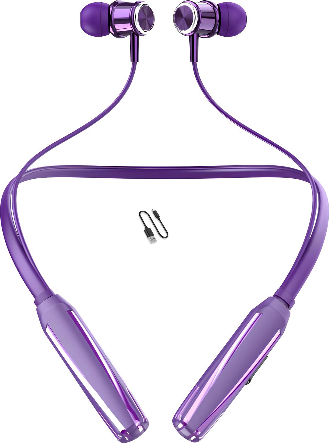 CIHYARD CH-48 Rock - 48 Hours Playtime Bluetooth Neckband (Purple