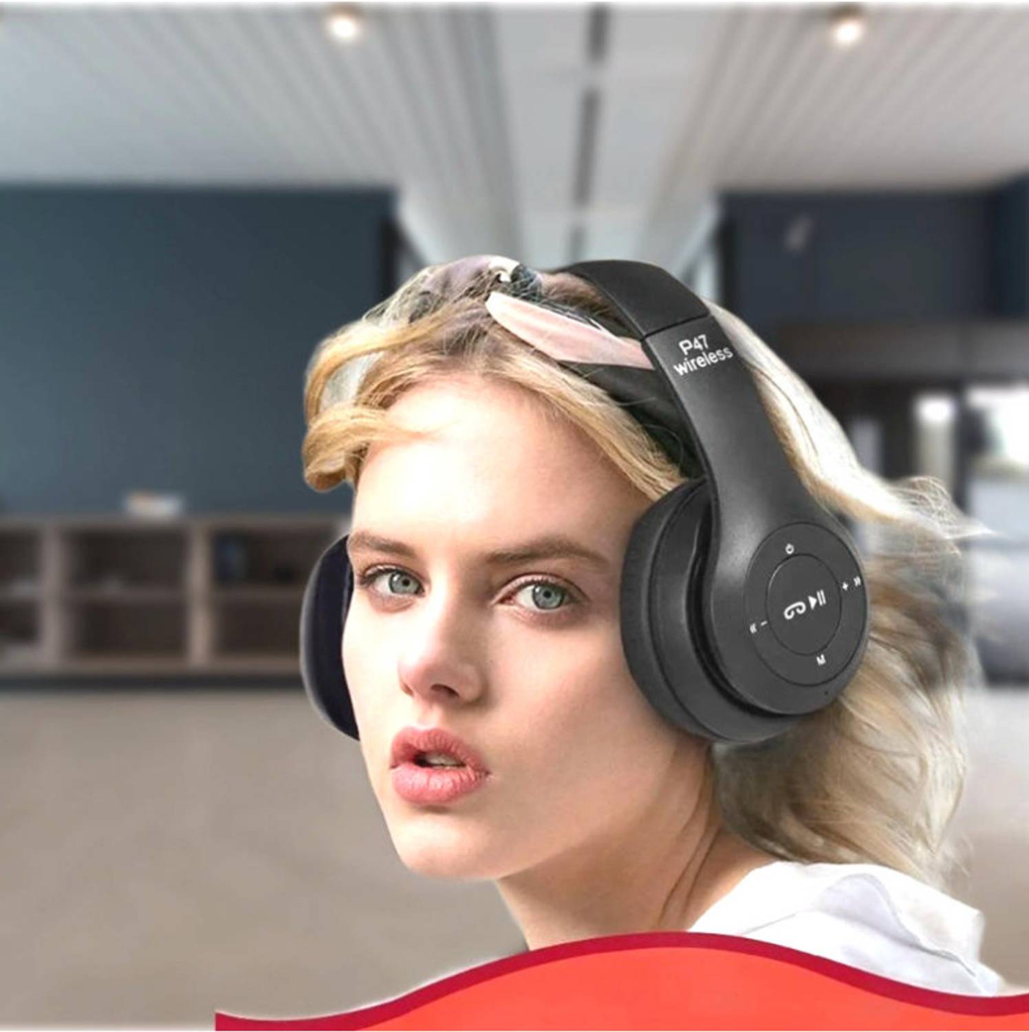 FRONY PQ-882 P47 Headset Super Extra Bass Bluetooth Headset (Furious On the Ear) Bluetooth