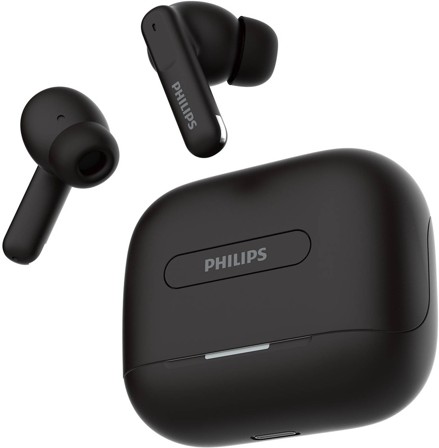 PHILIPS TAT1050BK Earbuds with ANC/ENC, 50H Playtime, 13mm Driver