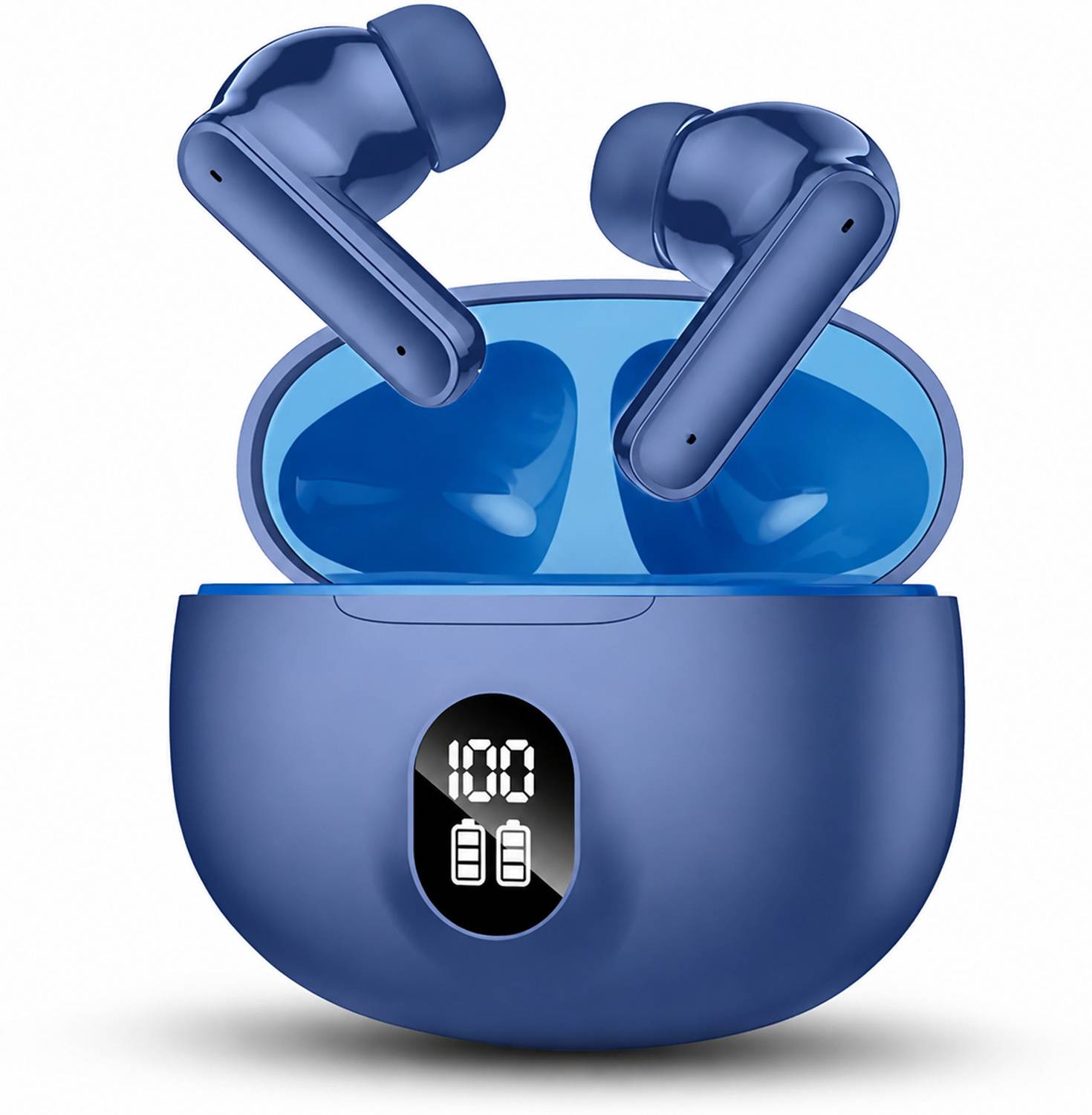 SOVO YOYO Wireless Earbuds w/50Hrs PlayTime, AI-ENC Mic for Calls, Low Latency Gaming Bluetooth