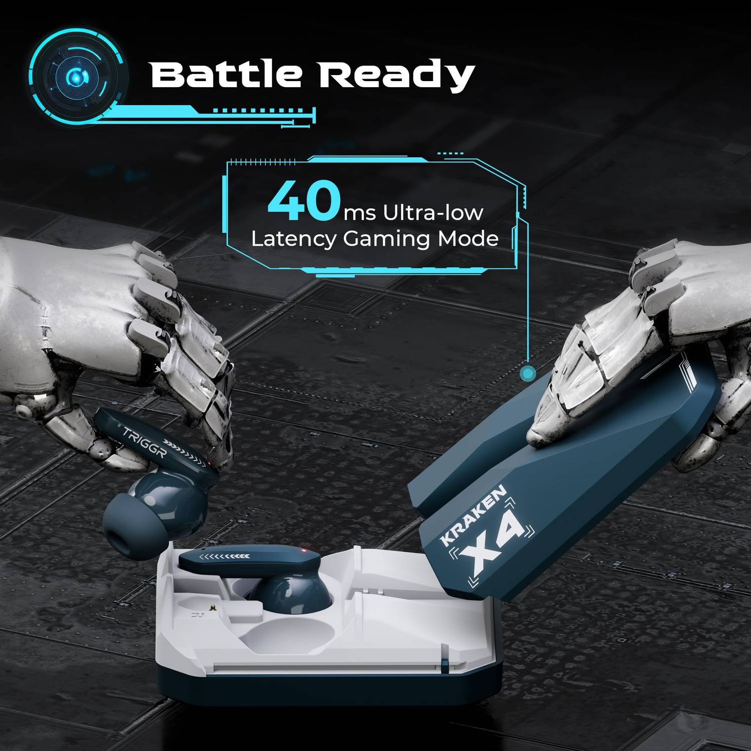 TRIGGR Kraken X4 Bluetooth Earbuds - Image 5