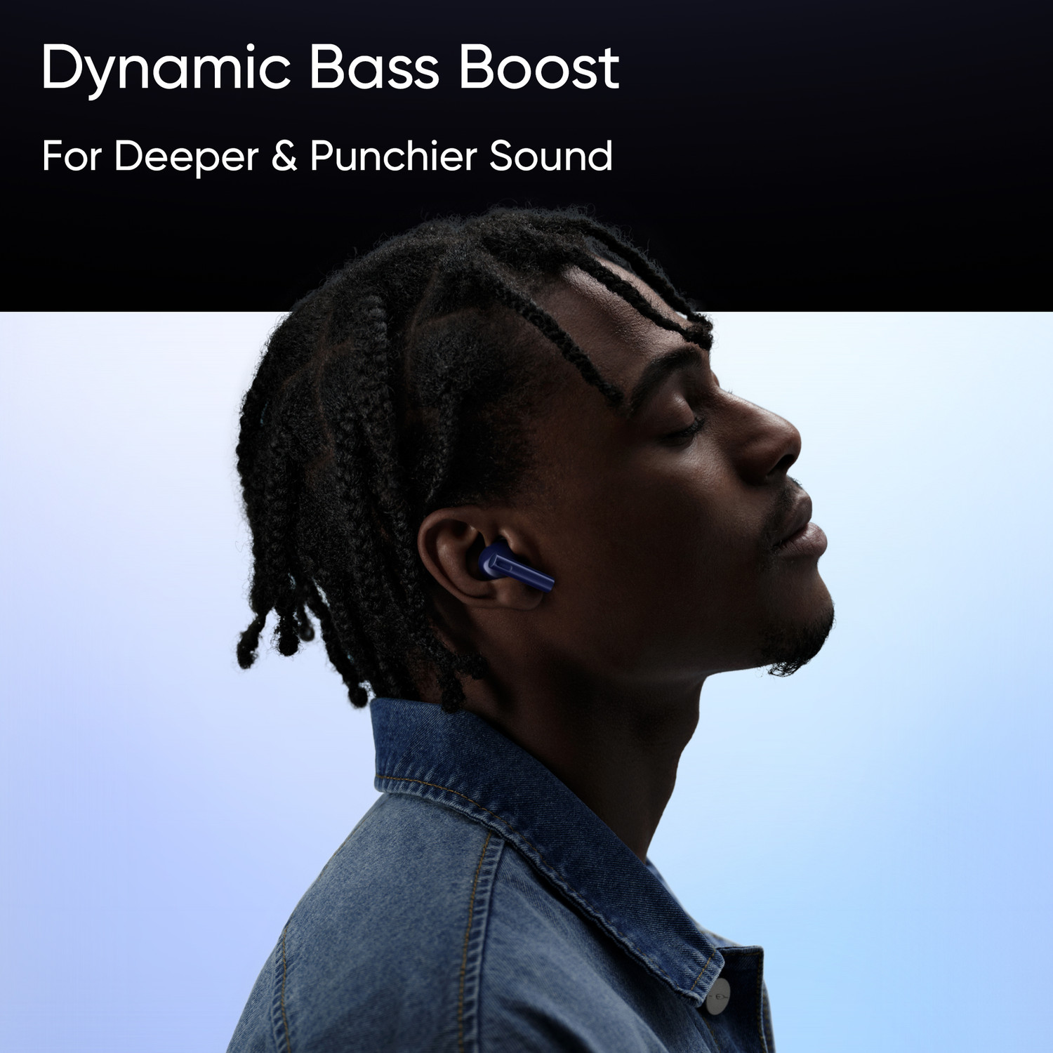 Image of realme Buds Air 5 with 50dB ANC, 12.4mm Dynamic Bass Driver and upto 38 hours Playback Bluetooth
