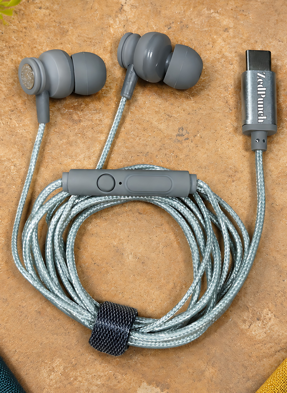 Image of ZedPunch Gaming Type-C Wired Magnetic Earphones With Mic & 1 Button Control USB-C Device Wired Gaming
