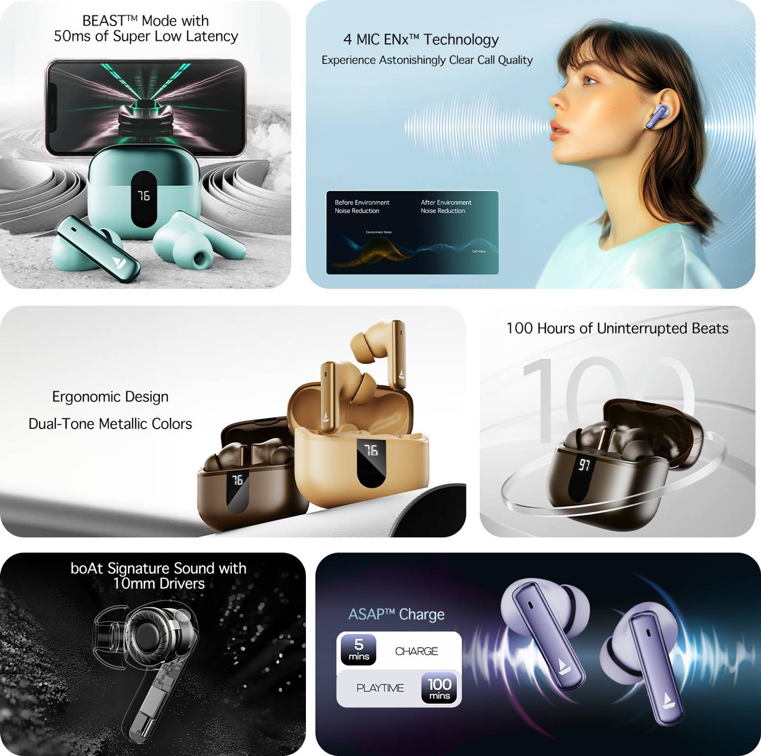 BoAt Airdopes 181 Pro True Wireless Earbuds - Image 2