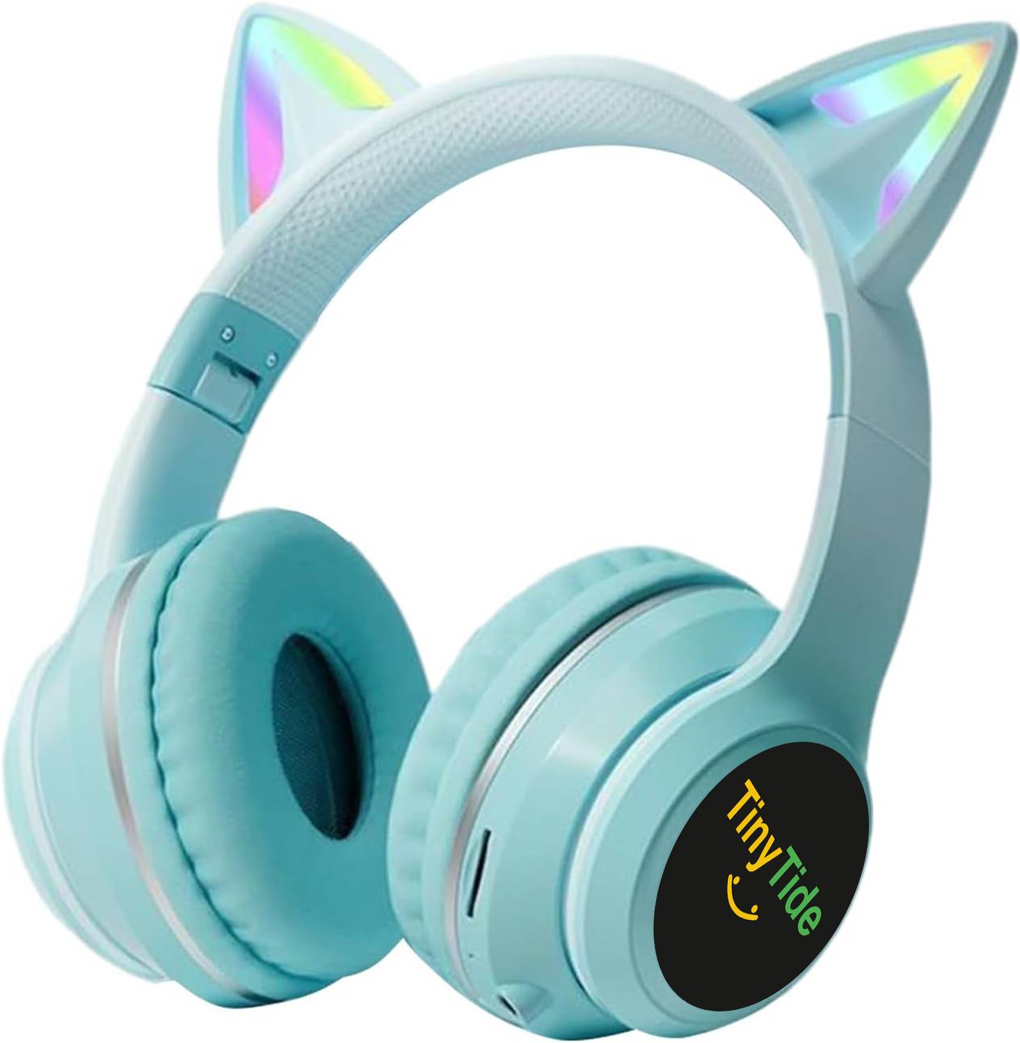 TinyTide Kids Headphones For Girls/Boys, Cat Kids Bluetooth, Kids