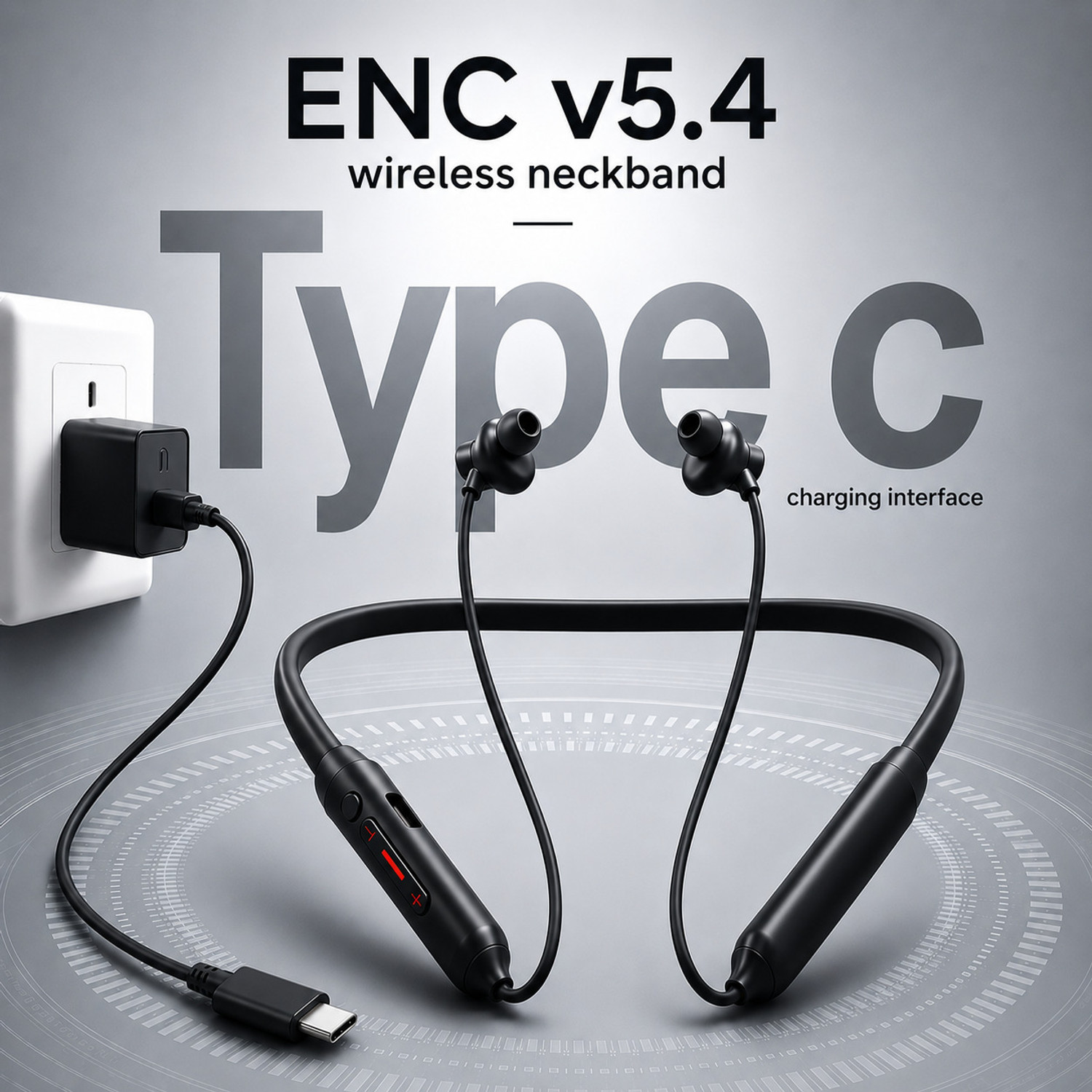 Image of OUBON Bluetooth Neckband CL-70 With 60Hrs of playtime, With ENC Bluetooth