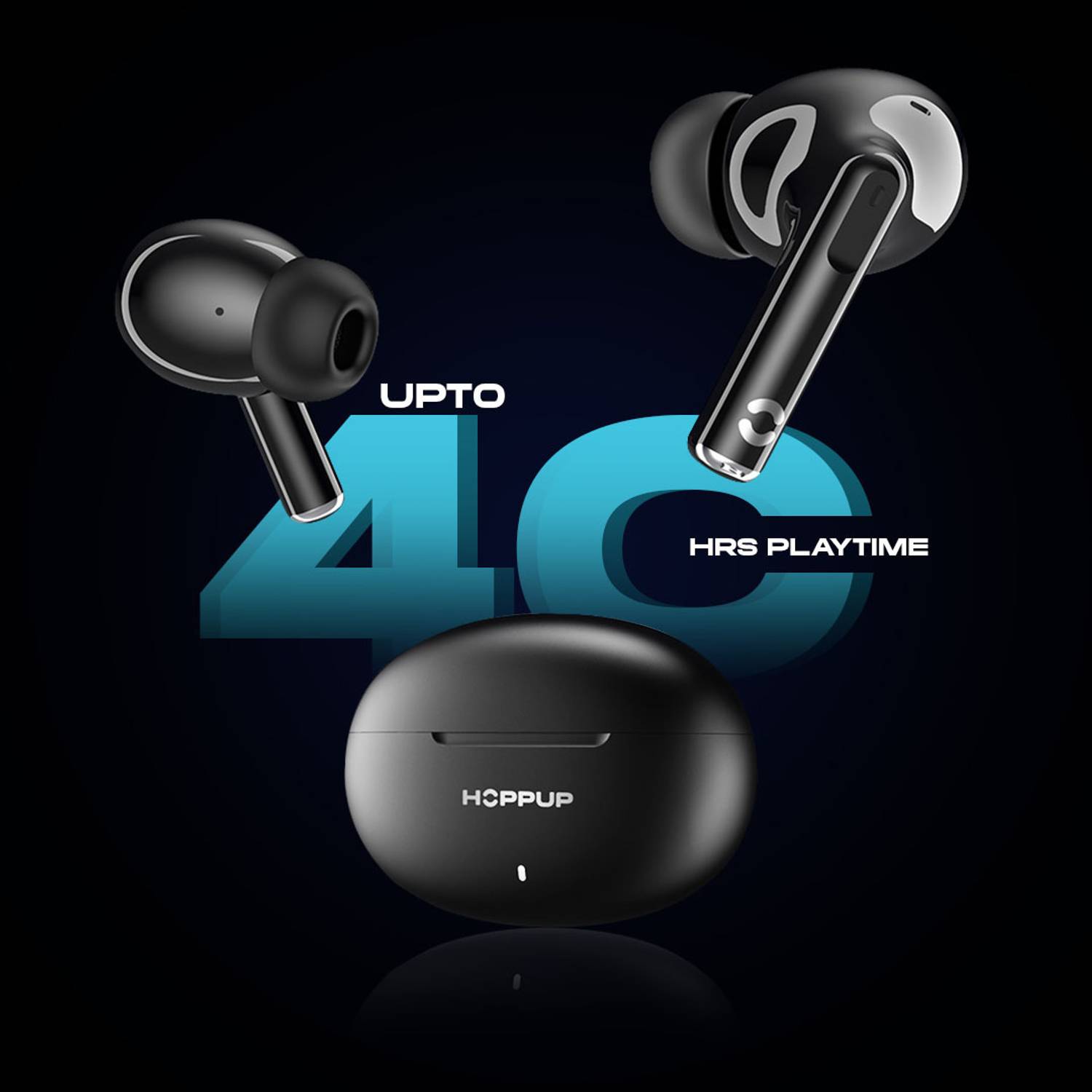HOPPUP AirDoze S40 Earbuds 13MM Drivers 40H Playtime - Image 3