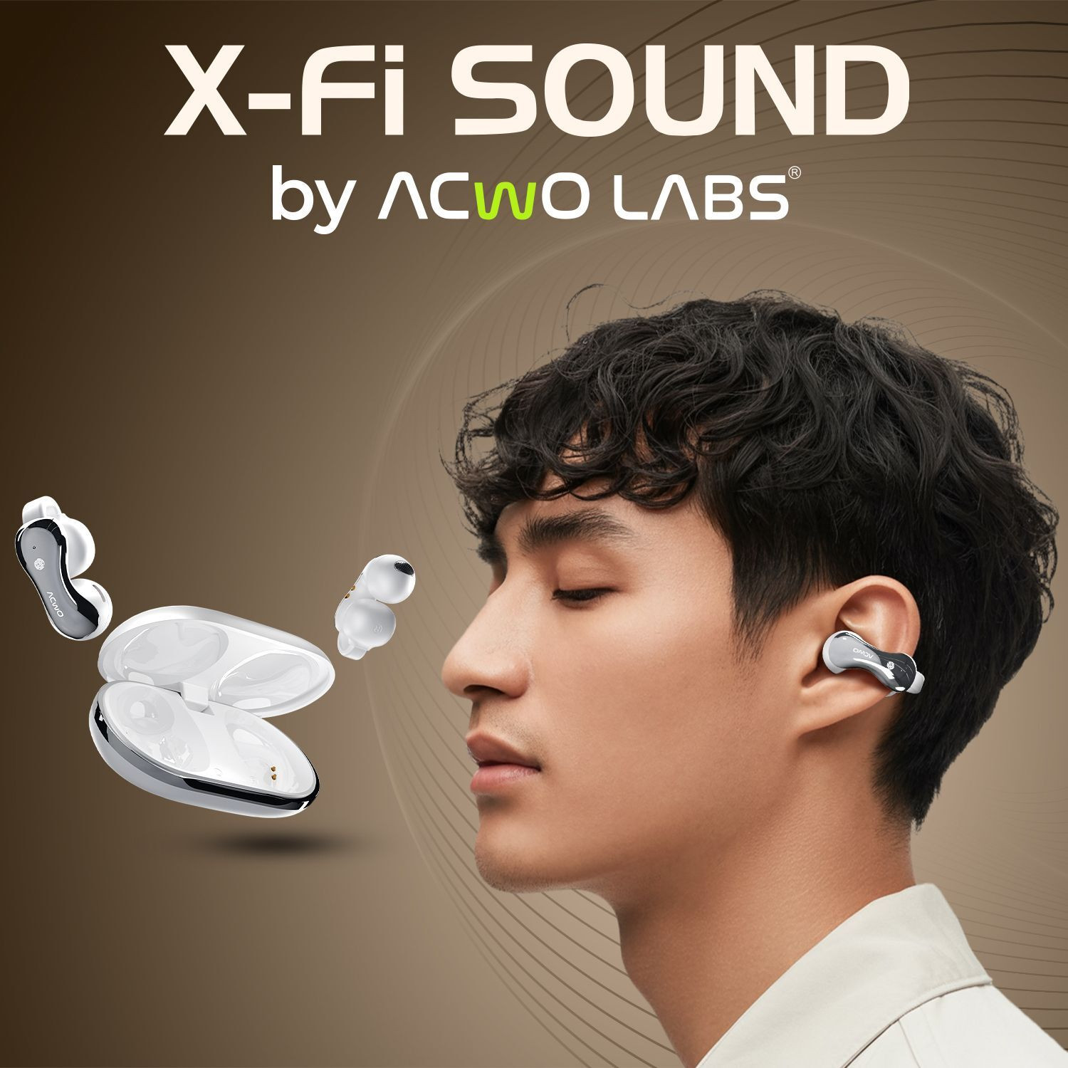 Image of ACwO DwOTS Bling, Clip Design, 40H Playtime, ENC, IPX5 Water Resistance Bluetooth