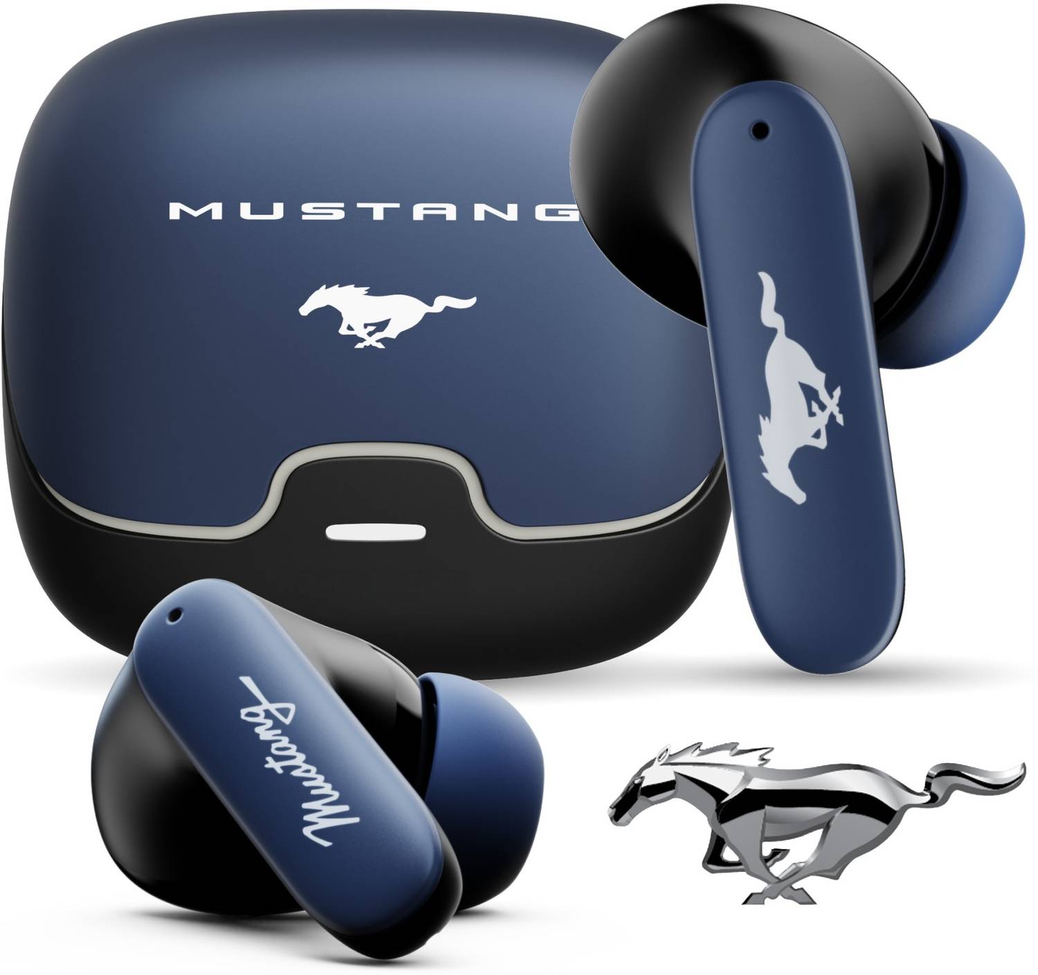Goboult Mustang Derby with 100 Hrs Battery, App Support, Dual Pai