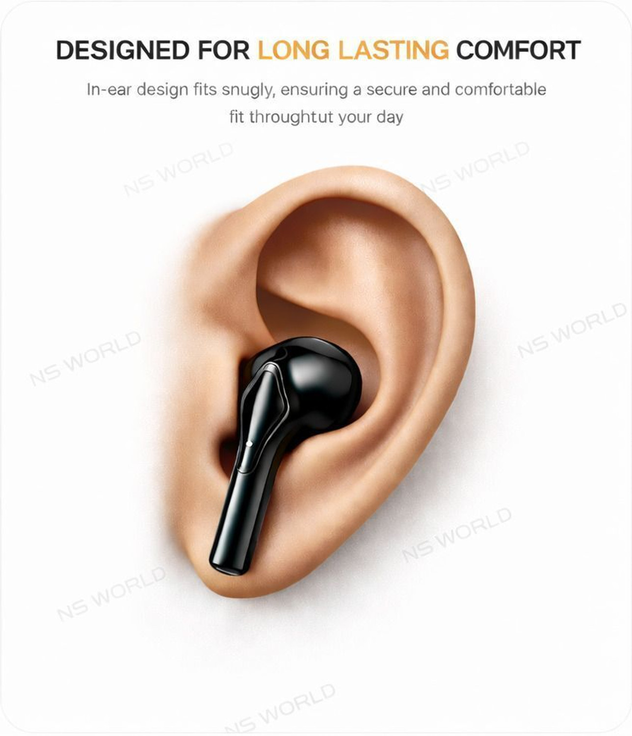 Image of NS WORLD Tharbuds Tws Probuds Touch Controls,Bass Sound,Quick Charge Bluetooth