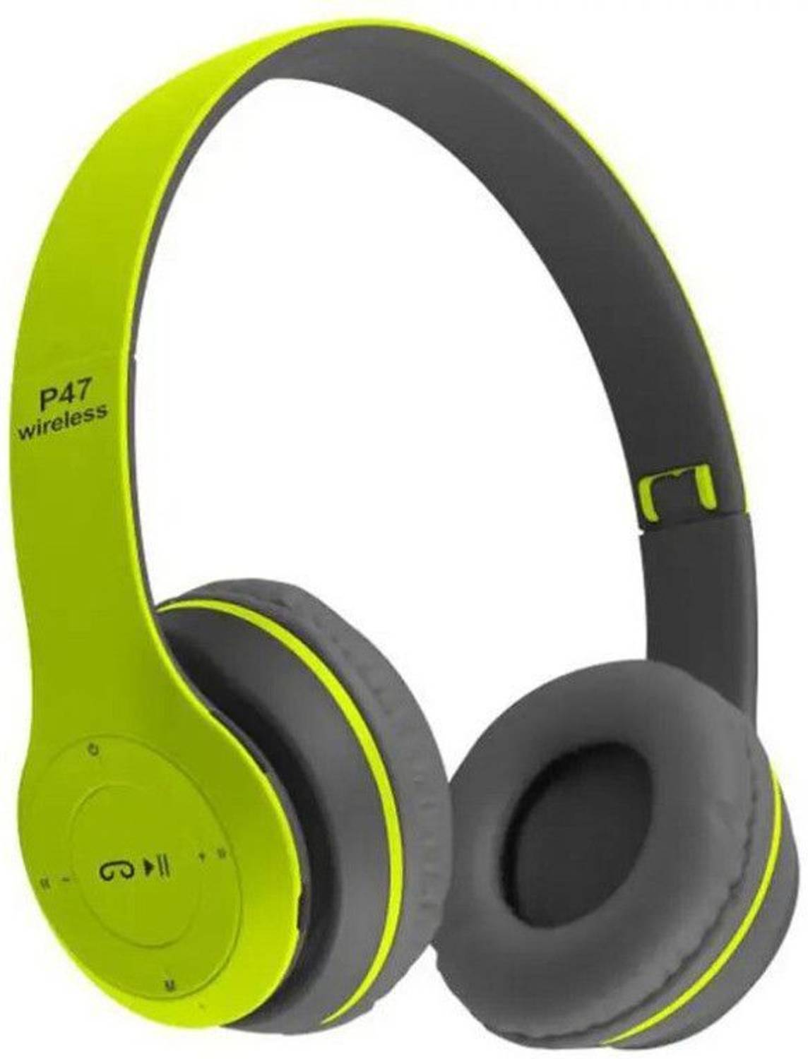 P47 4-5 Hour Playback, Gaming Mode With Mic & SD Card Support Blu