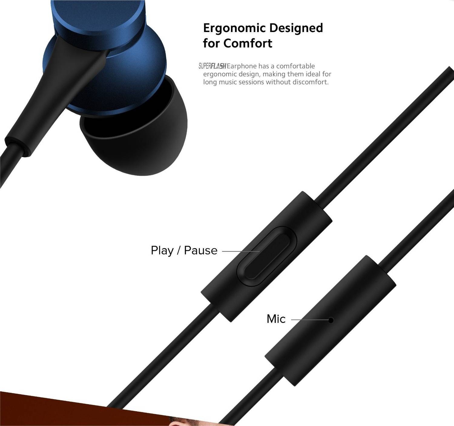 SUPERFLASH L Shaped 3.5mm Gaming Headset - Image 5