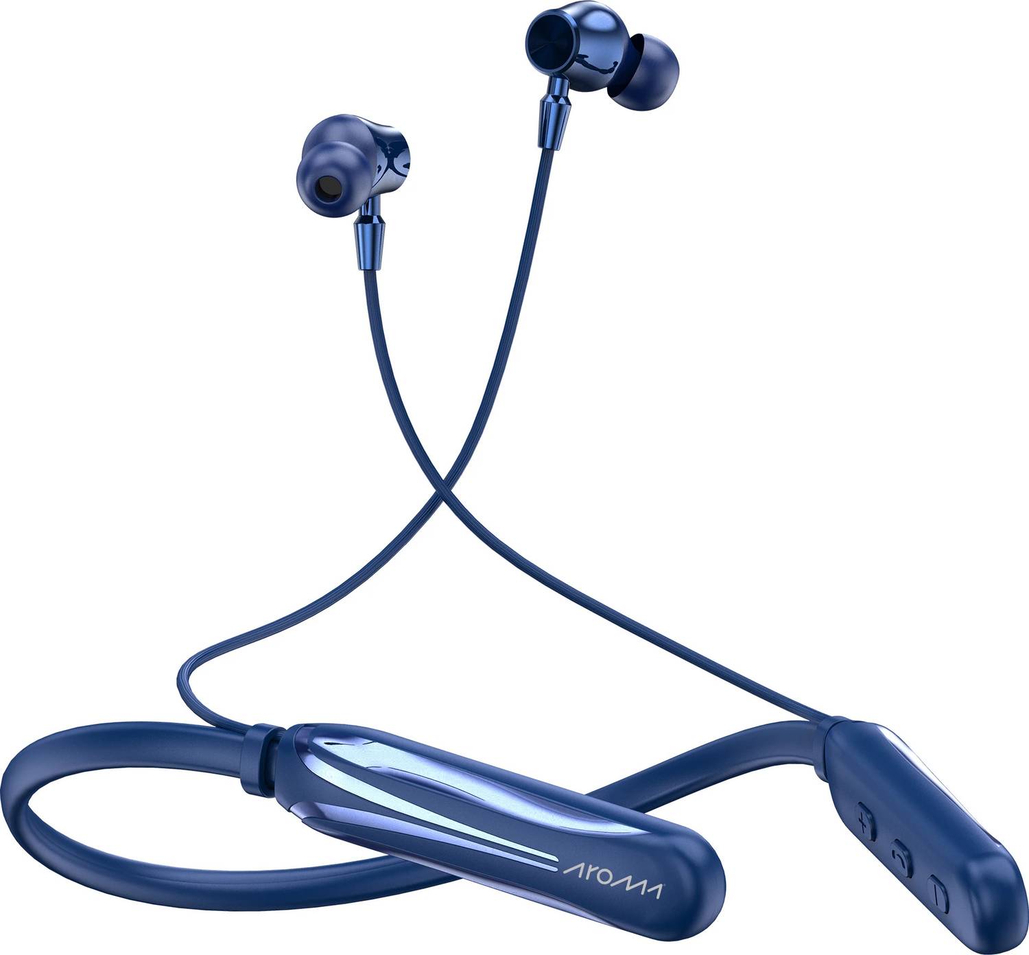 Aroma NB119 Drive Upto 100H Playtime*, Magnetic On/Off, ENC, Voice Changer Neckband Bluetooth