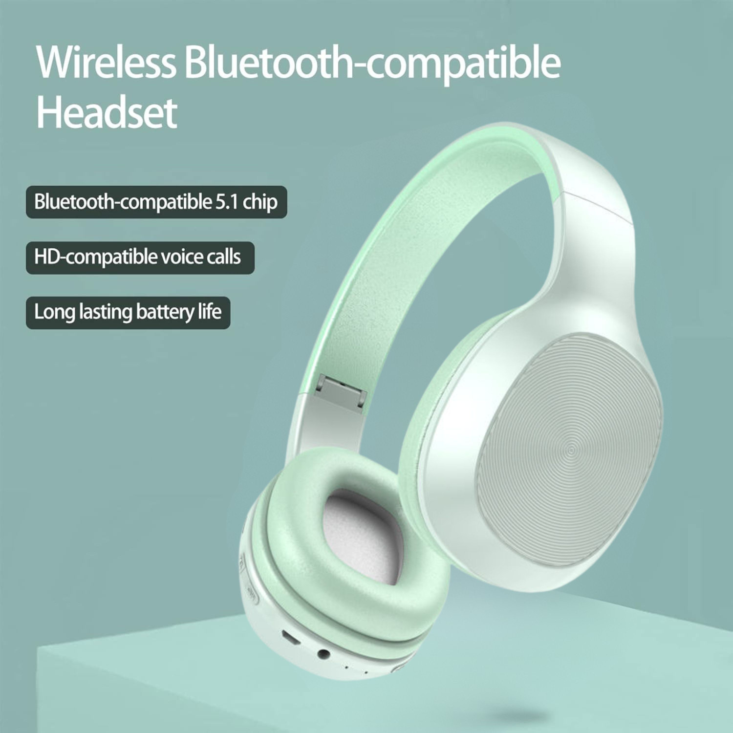 Image of Clairbell Wireless ANC Headset, Gaming Sports Over-Ear Headphone With Premium SoundEO164 Bluetooth