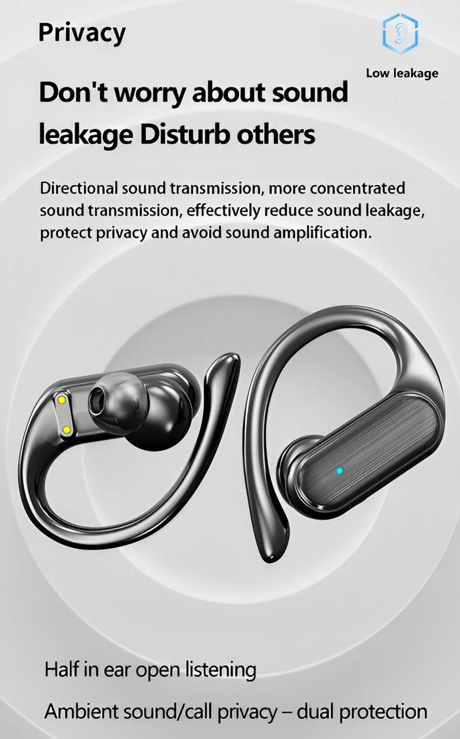 Seashot A520 Sports Bluetooth Earbuds - Image 5