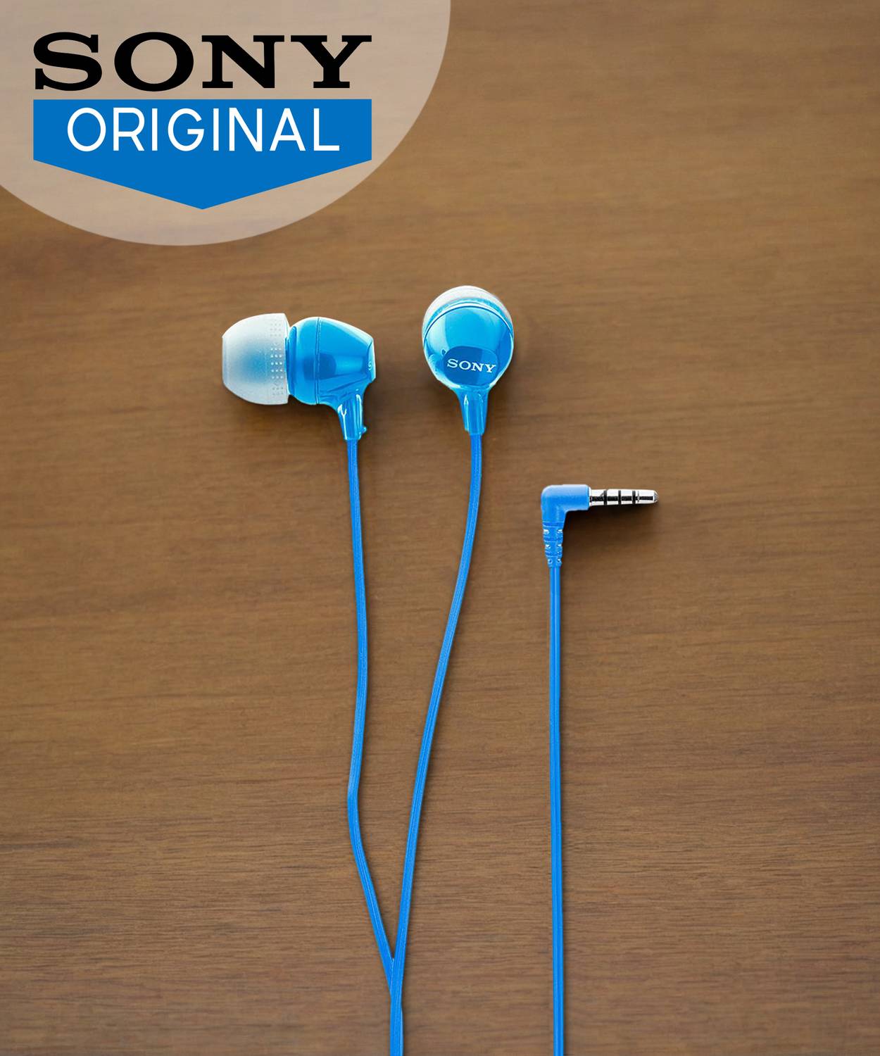SONY EX14AP Wired Headphones Blue - Image 1