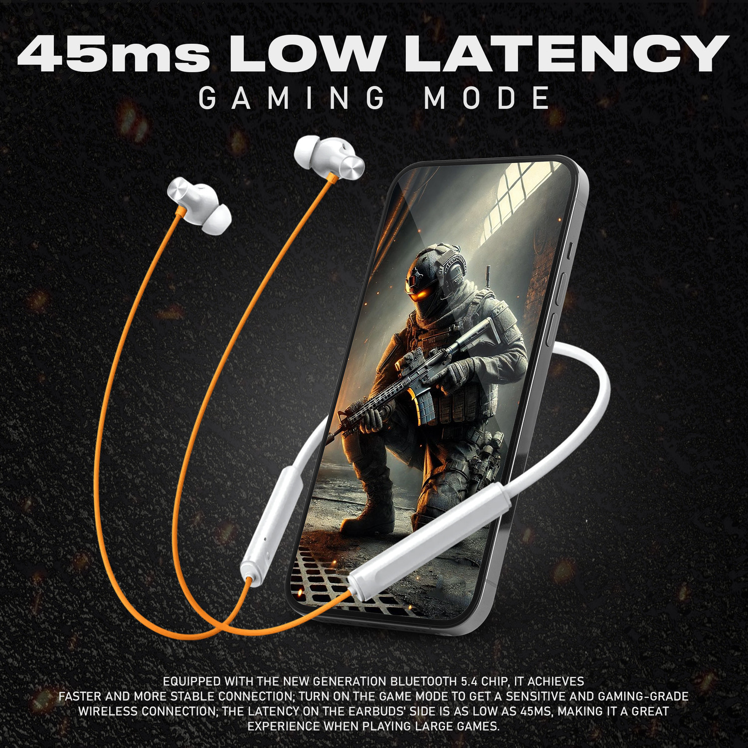 Image of TSEL Buds Wireless 5 with 50dB ANC, 360 degree Spatial Audio, IP55 and 38hrs Playback Bluetooth