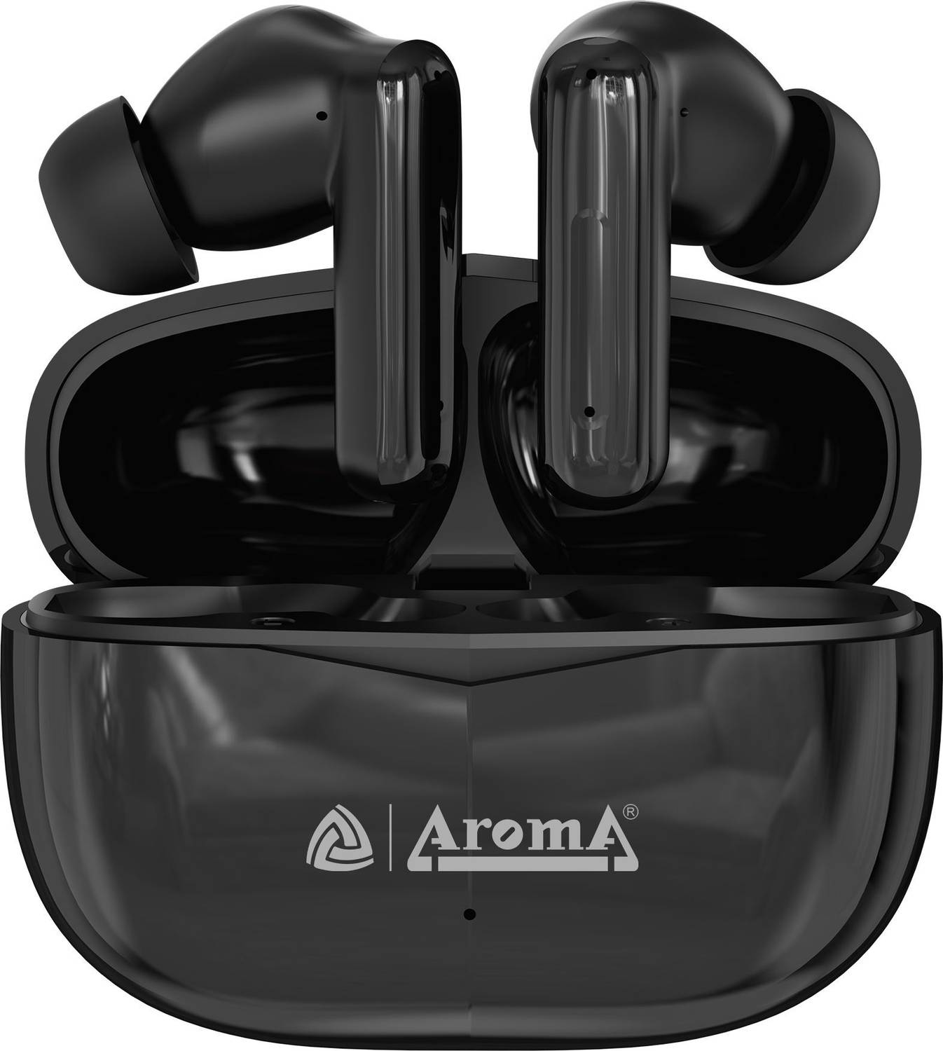 Aroma TWS1 V5.4 Upto 60Hr Playtime*, ENC, Dual Paring, Fast Charging, - Image 1