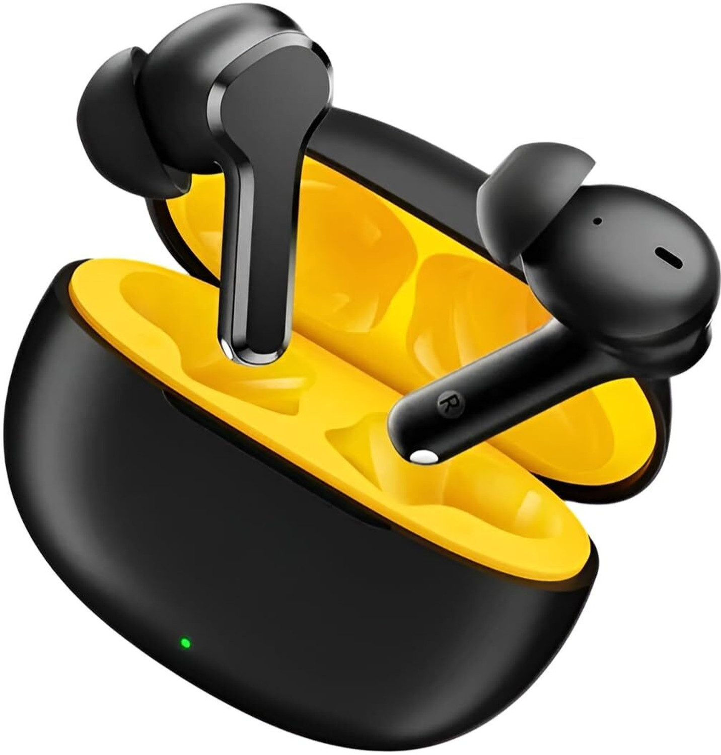 Image of Gamor Earbuds For t110 ENC Noise Cancellation For Calls 38hr Playtime Bluetooth Headset (Black, In the Ear)