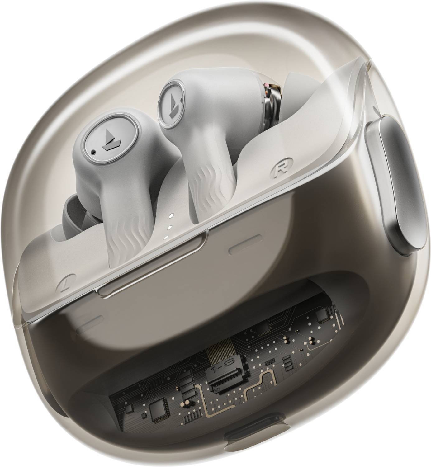 boAt Nirvana Crystl, Transparent Case, 360 Spatial Audio, 4 Mics