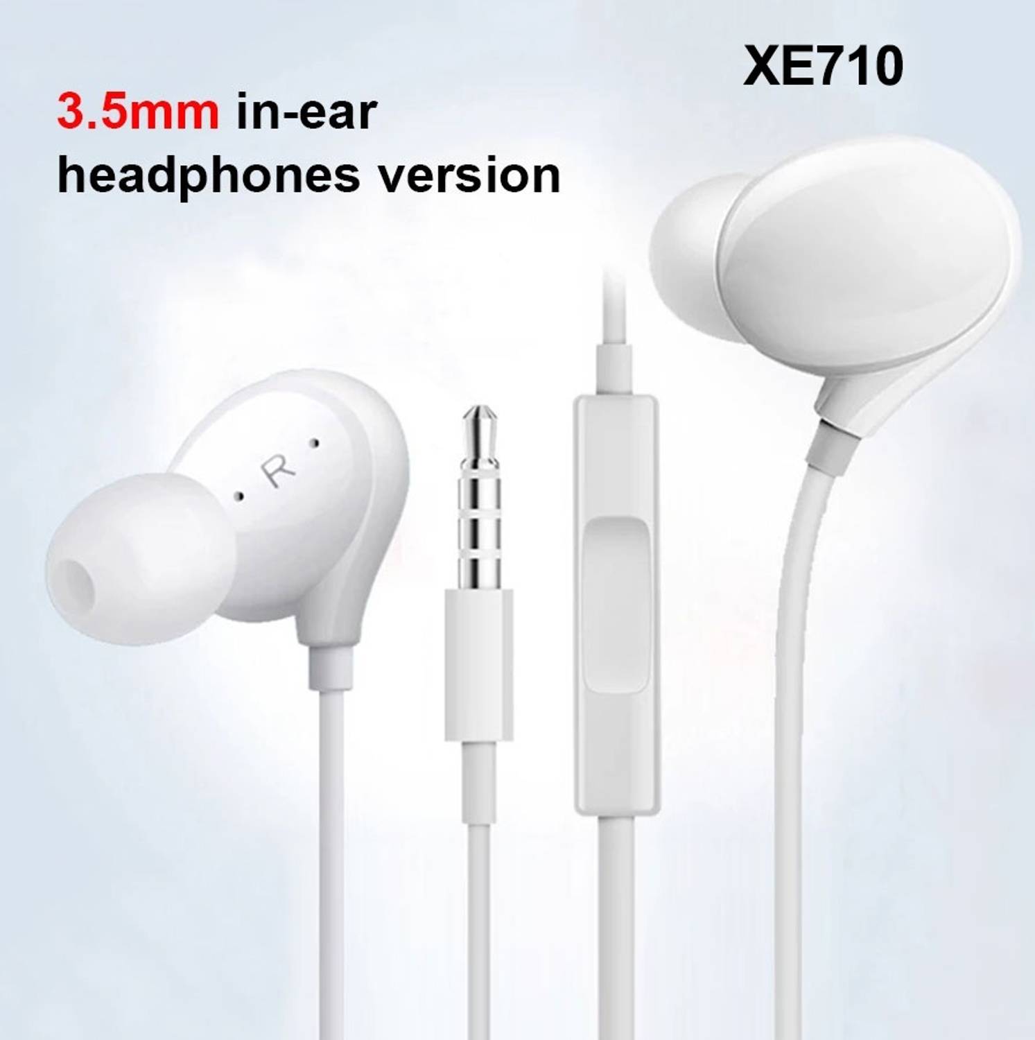 KUAN HONG Clear Sound ORIGINAL Wired Headset (White, In the Ear)