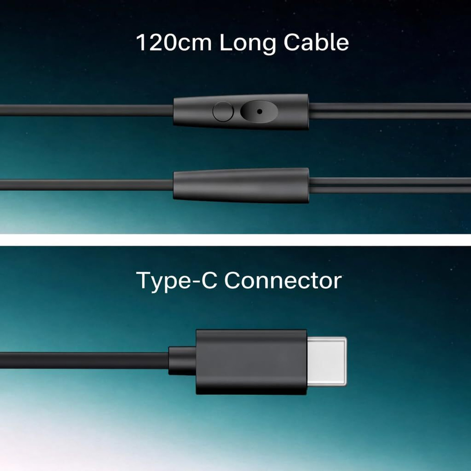 Image of ANIO Earphone for boAt 300C Type-c Wired