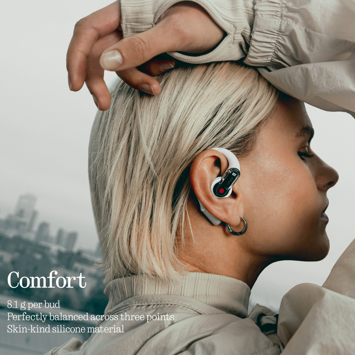 Image of Nothing Ear (Open)|Open Sound Technology|Dual Mics|14.2mm Dynamic Driver|30Hrs Bluetooth