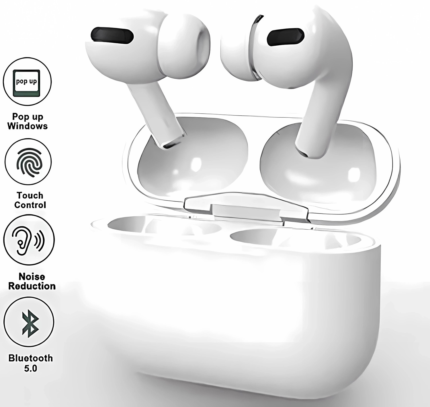 Image of SORAK CREATION Premium with Best Sound Quality and X-Tra Bass with ANC Support SRKCR263 Bluetooth
