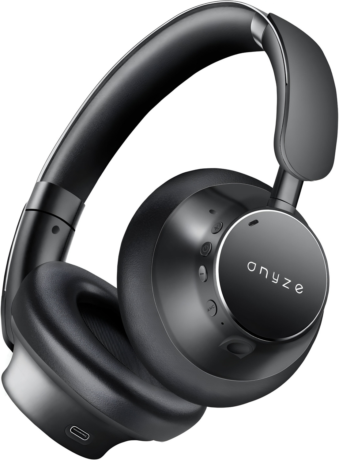 Image of ONYZE ON903 VORIC,Foldable Premium Design,60Hplaytime,ANC,DualPairing,40mmDriver,BT5.4 Bluetooth & Wired