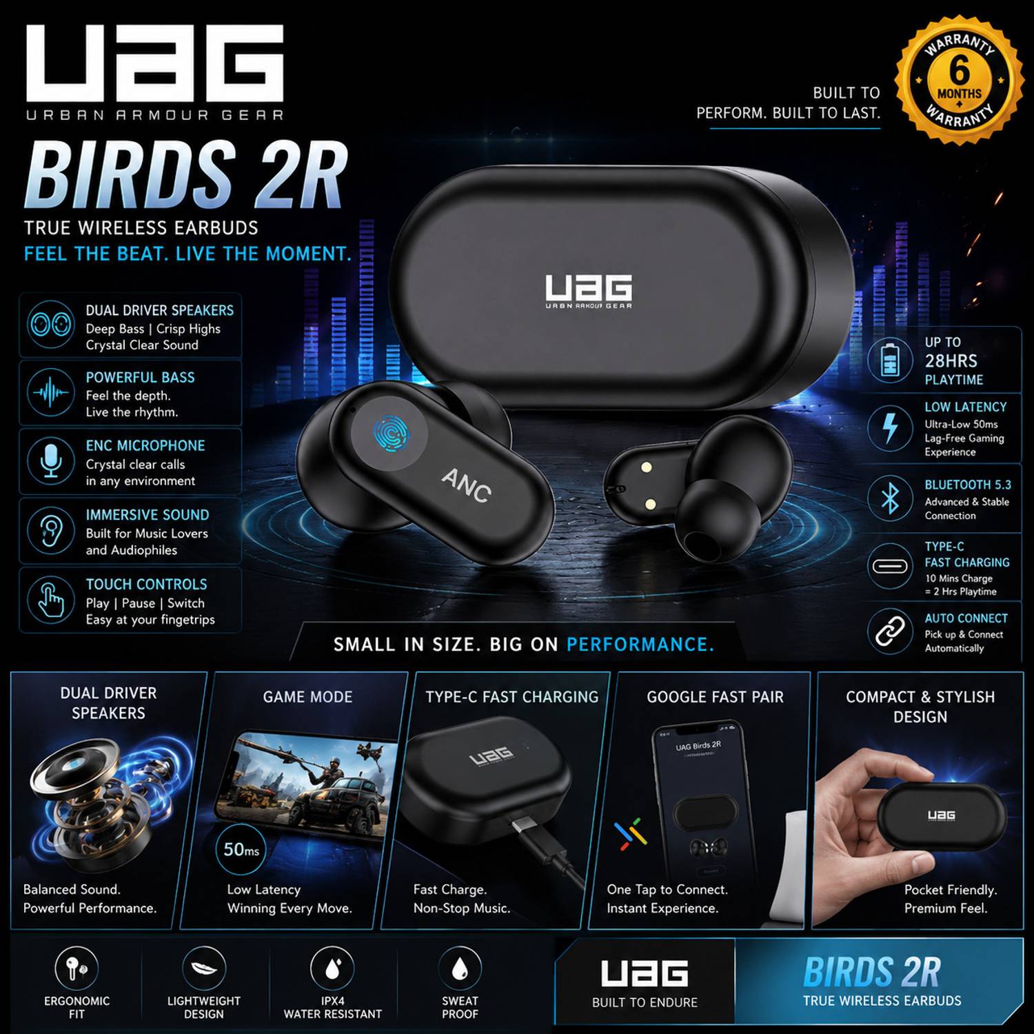 UAG Urbn Armour Gear Wireless Earbuds - Image 3