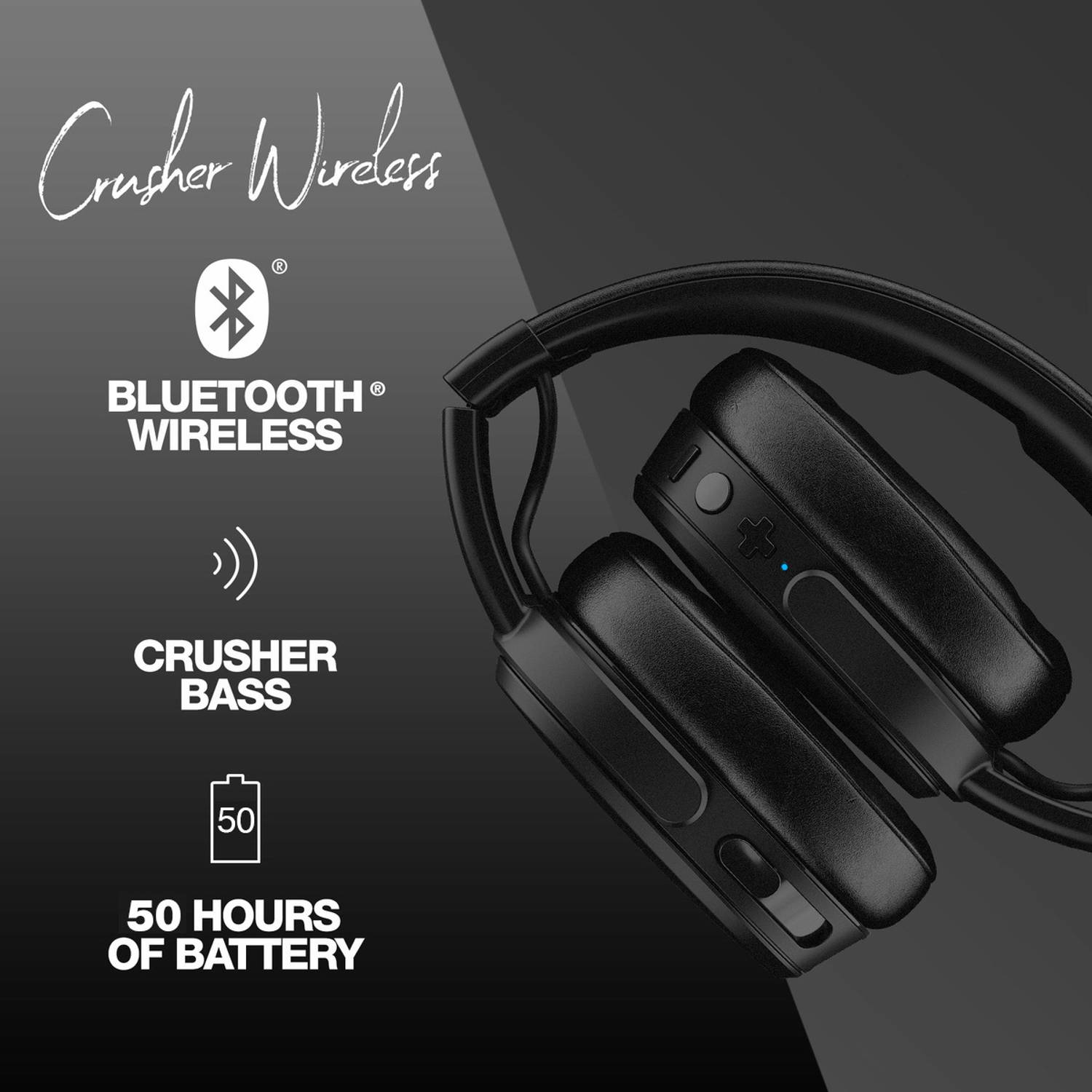 Skullcandy Crusher Bluetooth Headset with Mic - Image 2