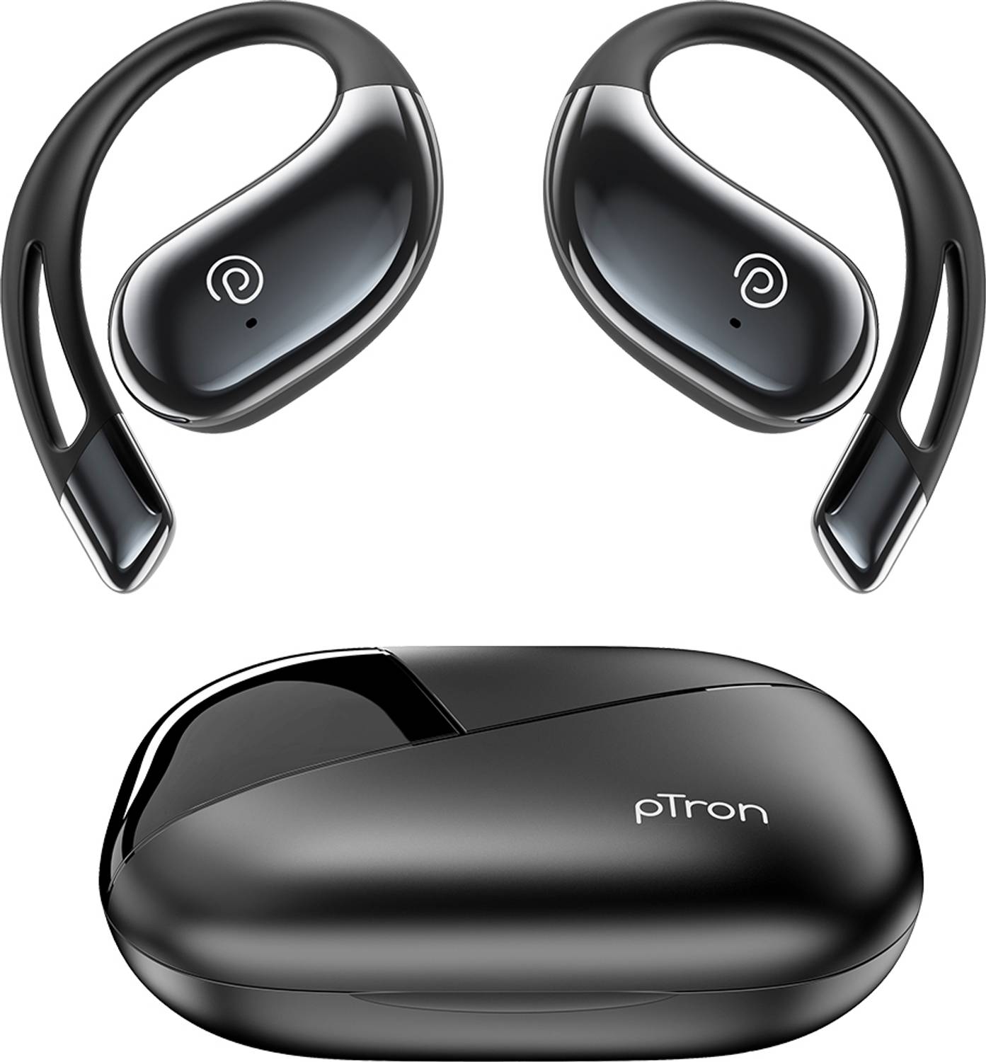 PTron Bassbuds Trendz w/ 45hrs Playtime, AI-ENC Calls, 14.2mm Dri