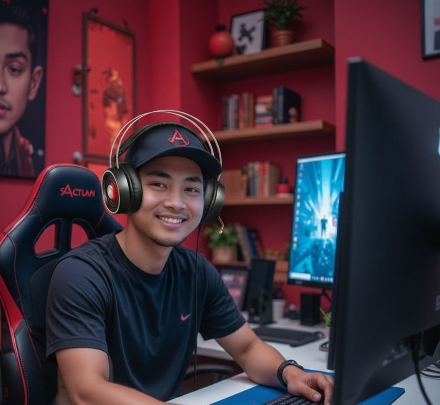 Image of Pious Pro-Grade USB Gaming Headphones | Deep Bass |Ear Comfort|HD Mic|2M Braided Cable Wired Gaming