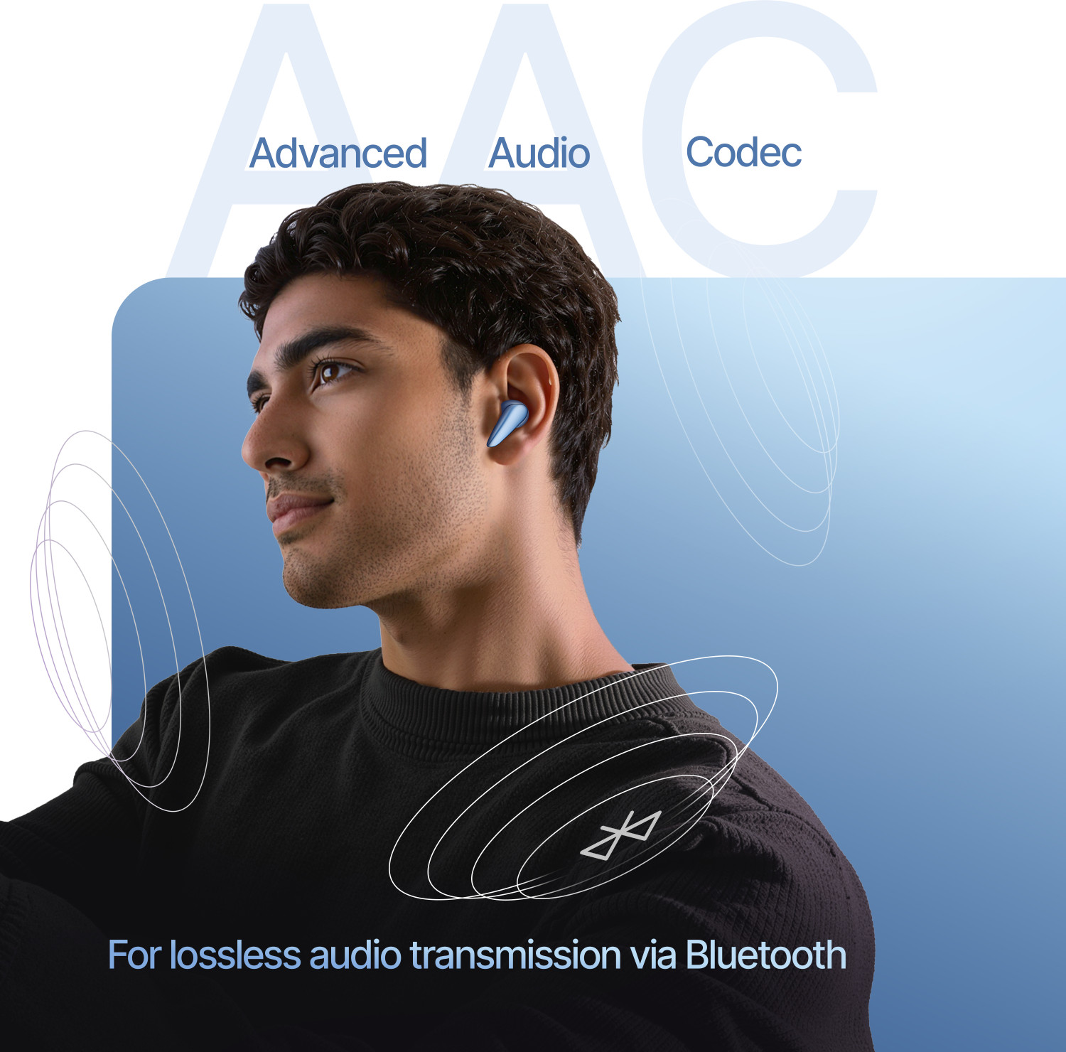 Image of Mivi DuoPods Tune ,70H, 3D Soundstage, AI-ENC, BT v5.3 with AAC earbuds Bluetooth