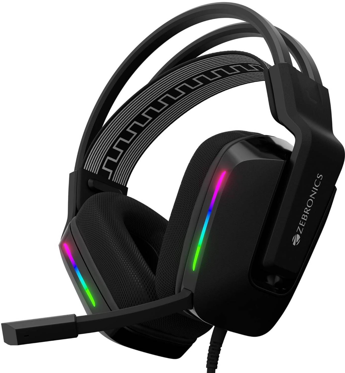 ZEBRONICS Zeb-Havoc Premium Headphone, Dolby Atmos Subscription,S