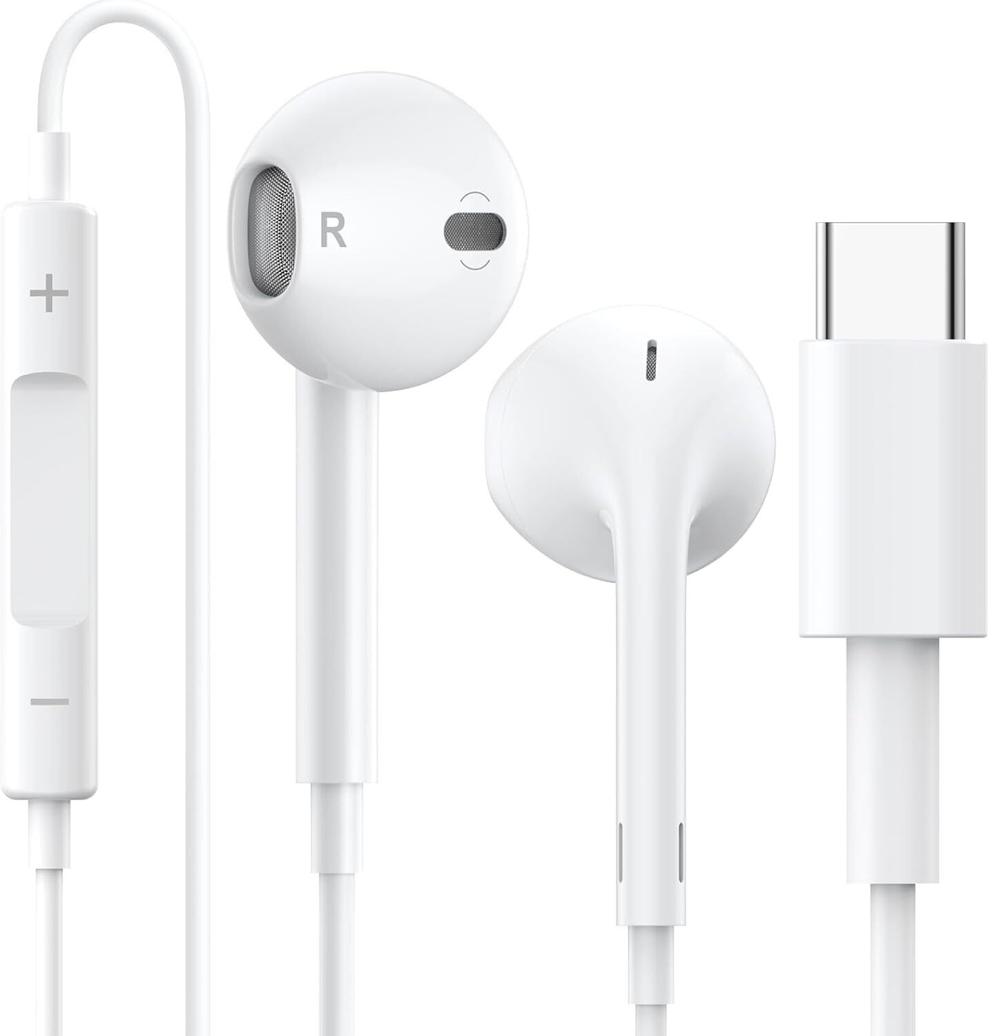Image of GEARZTOUCH C-SHOT Type C Wired Earphones with HD Quality In-Line Controls & 14.2mm Driver Wired