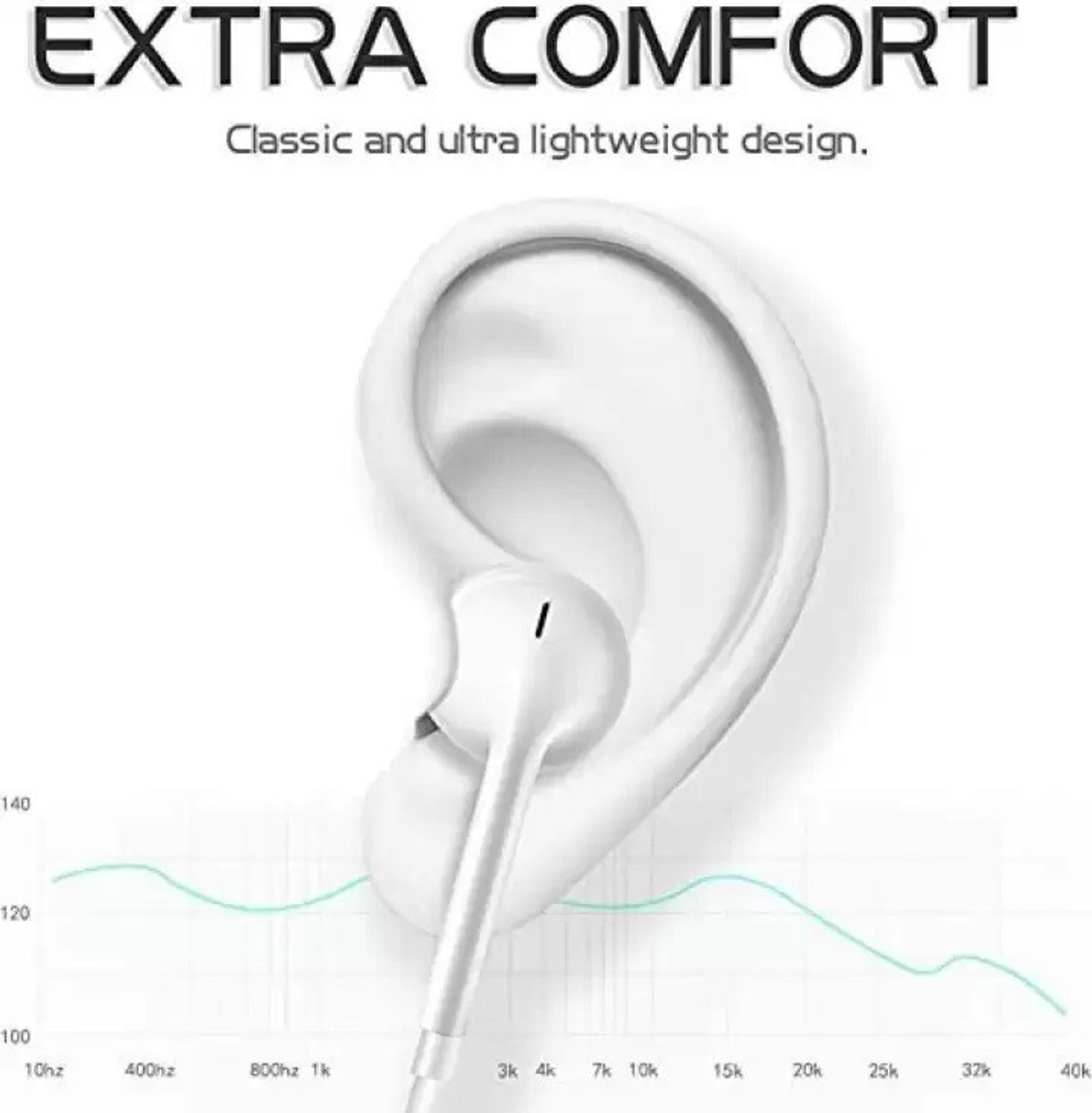 Image of KUAN HONG TYPE C WIRED EARPHONE-DEEP BASS HD SOUND ORIGINAL RENO EARPGONE Wired