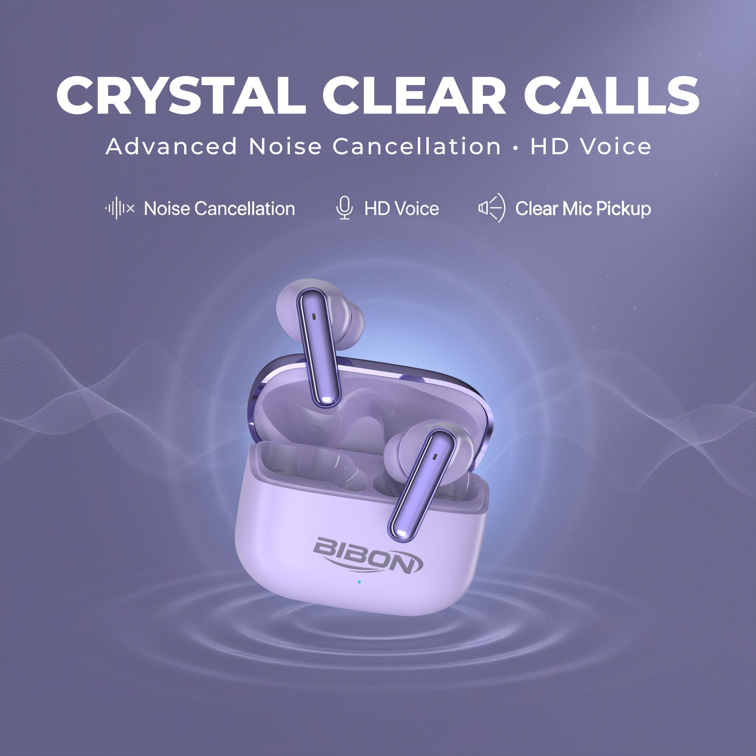 Image of BiBon SuperPods Immersio Dolby Audio, 3D Soundstage, Wireless Earbuds with Deep Bass-2 Bluetooth