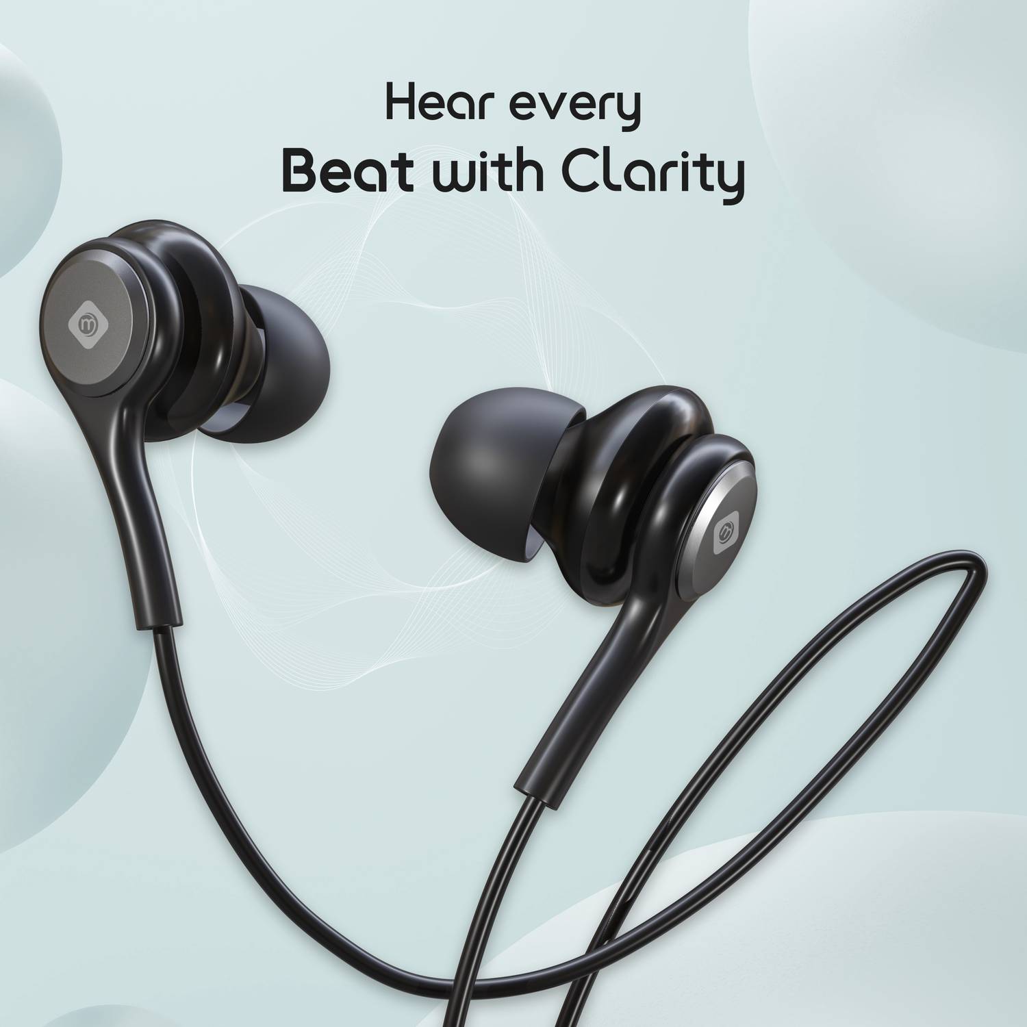 MAK POWER HD Audio 3.5mm Earphones - Image 5