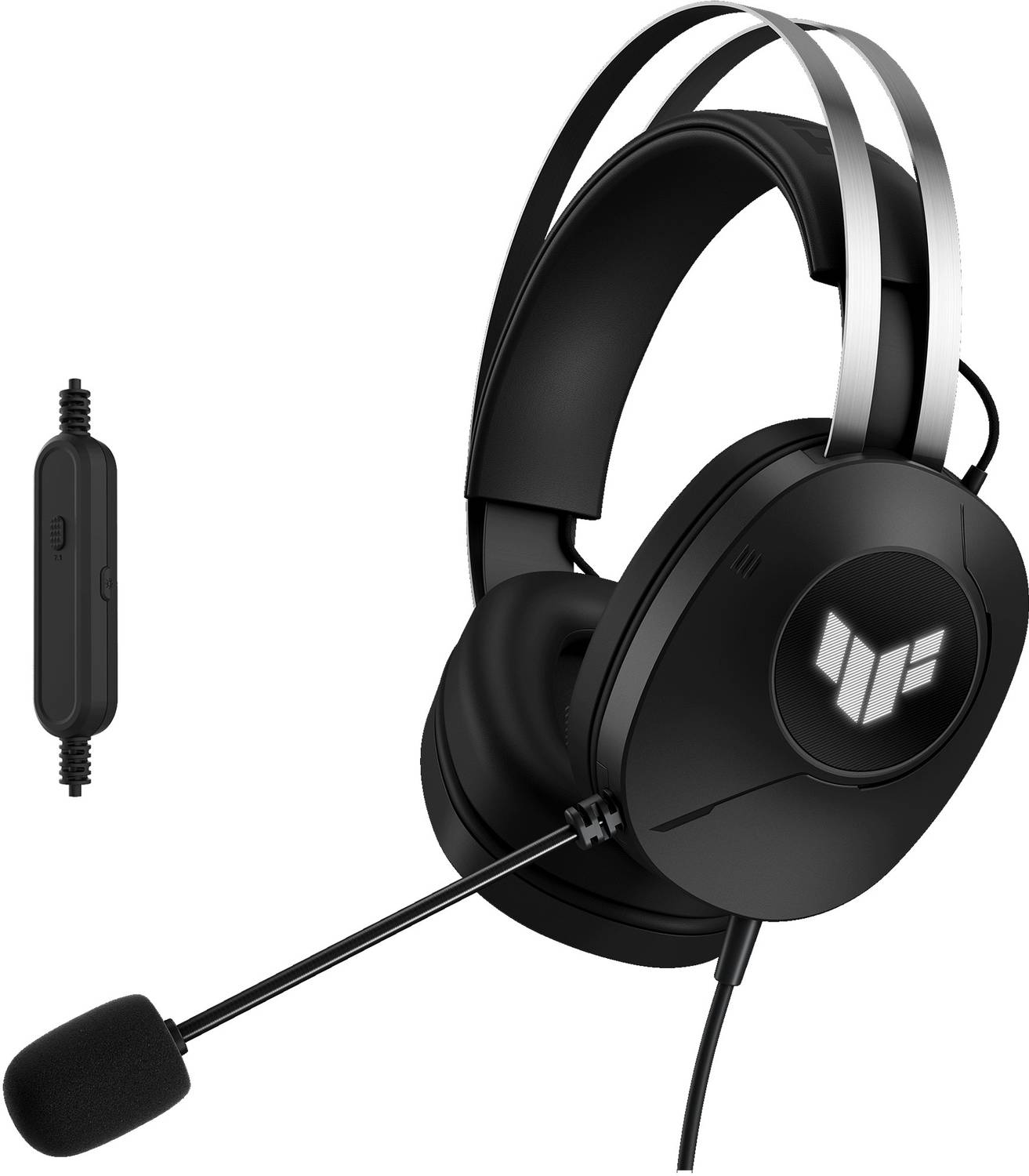ASUS TUF Gaming H1 Gen II Wired Gaming Headset with 40 mm Essence Drivers Wired Gaming