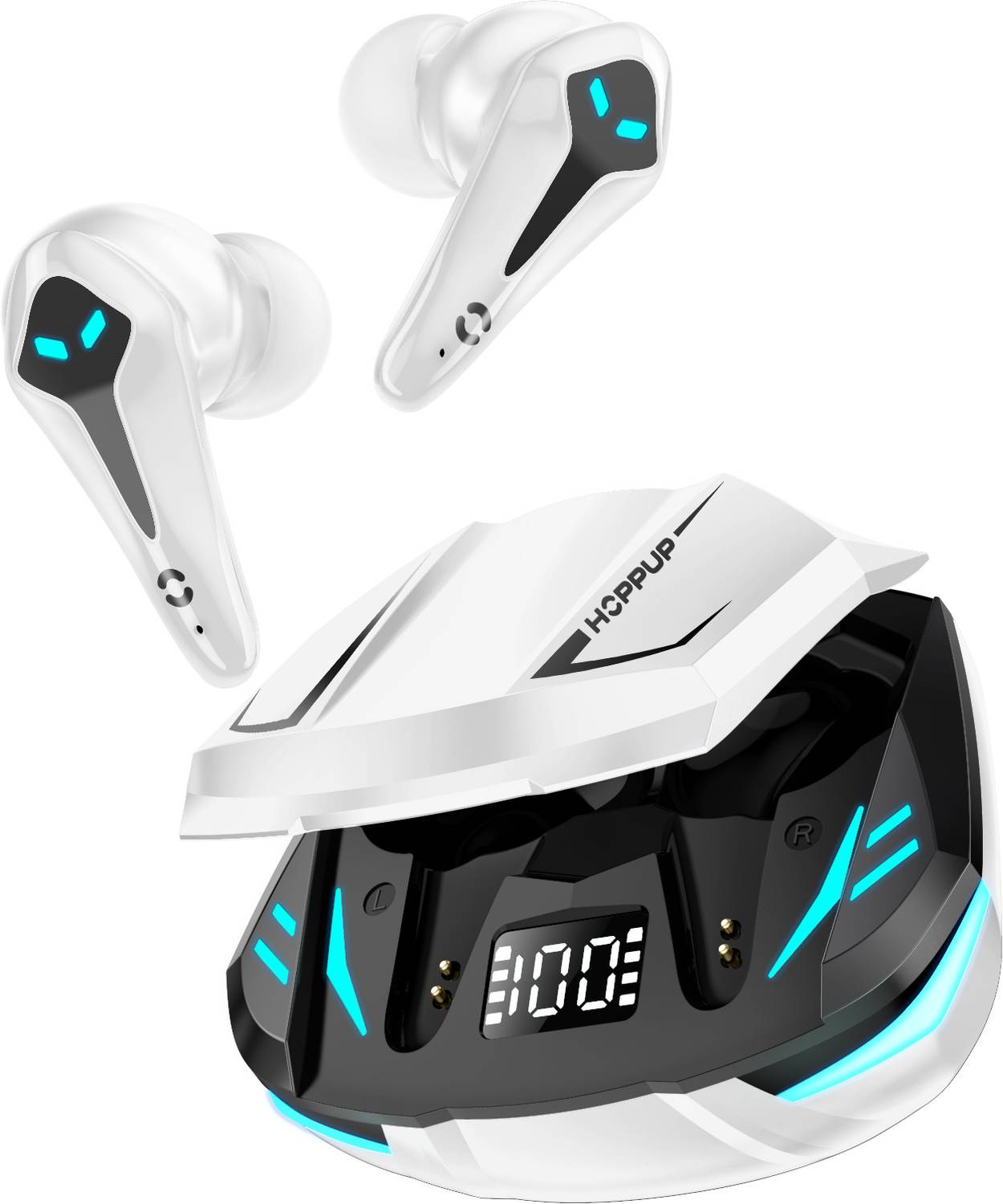 HOPPUP Predator Xo3 Gaming Earbuds with 35MS Bluetooth Headset (W