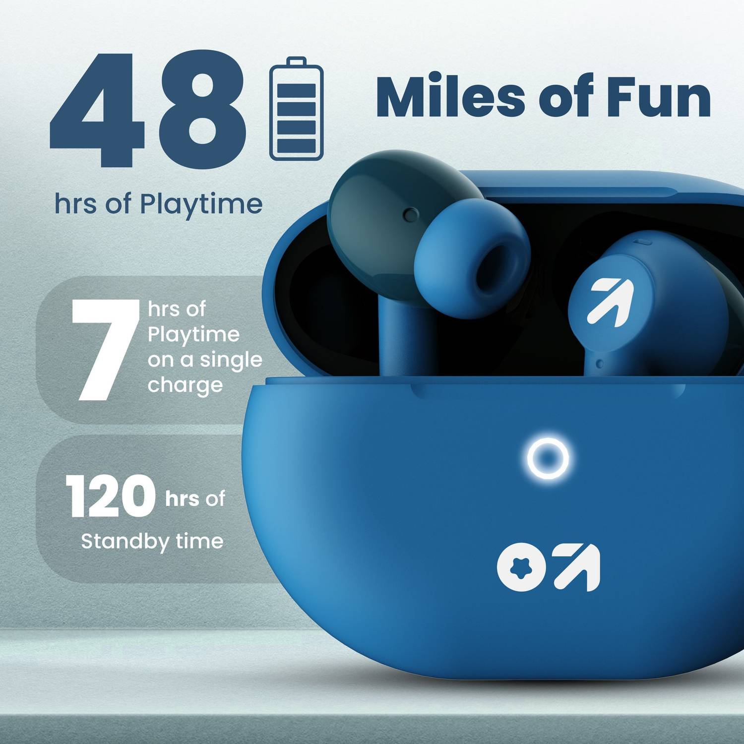 GOBOULT W40 48H Battery Life Bluetooth Earbuds - Image 3