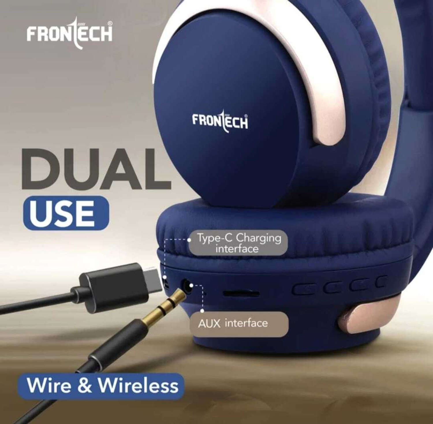 Image of Frontech Wireless Bluetooth Earcups122 Bluetooth