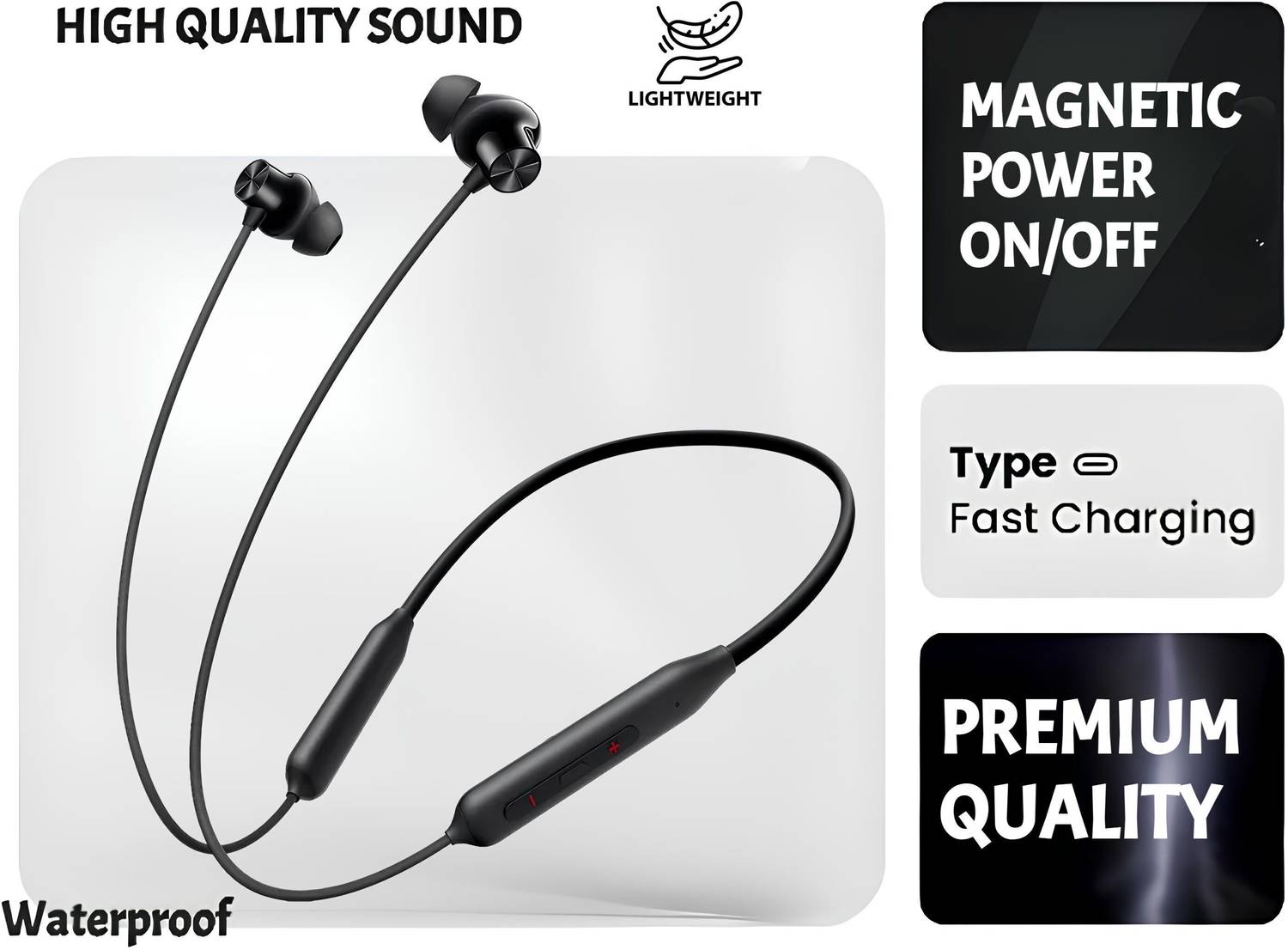 VITO POWER Bullets Z2 Neckband Bluetooth Headphone - Image 4