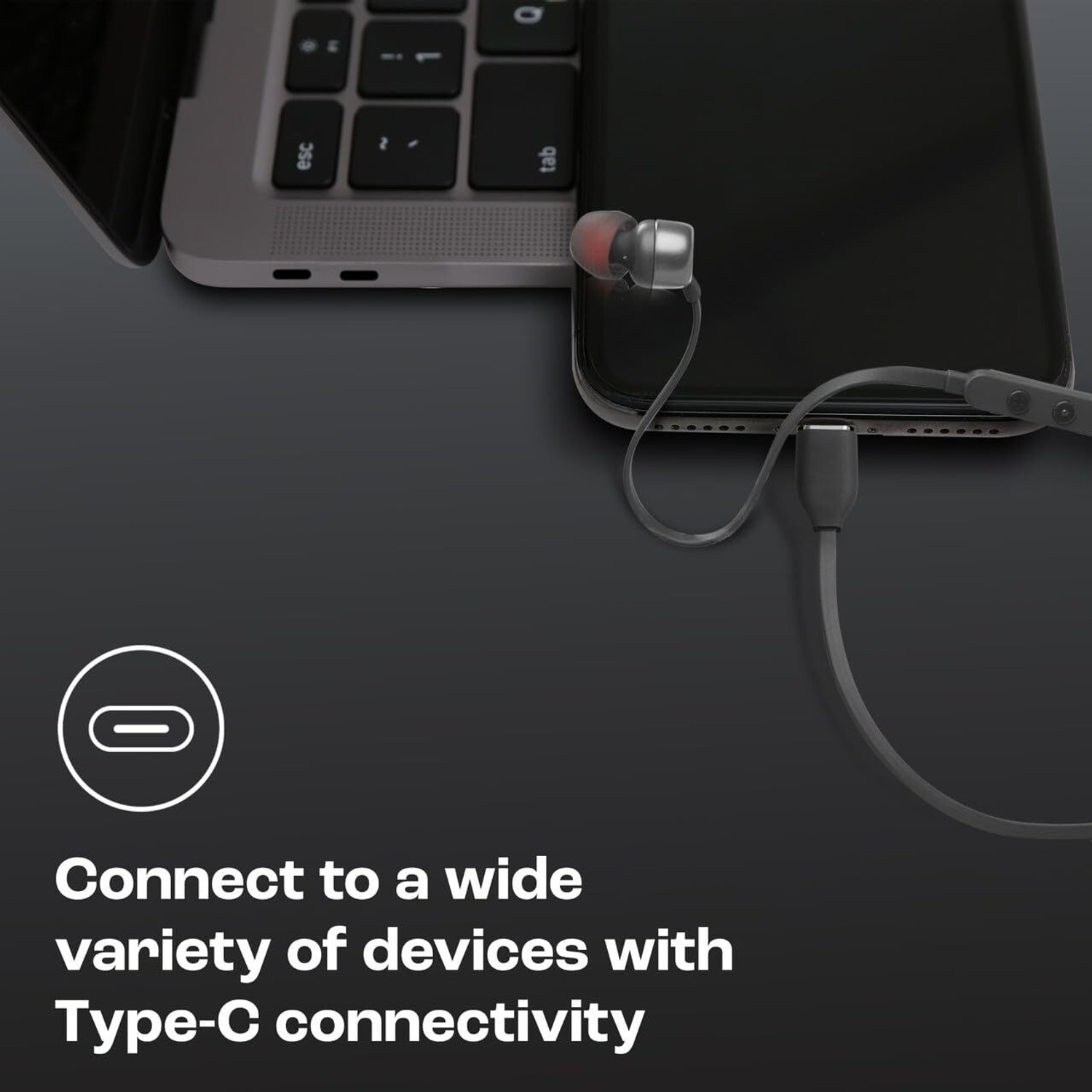 Image of Accelbyte JBL Tune 310C, Hi-Res Audio with DAC , 3-Button EQ Wired