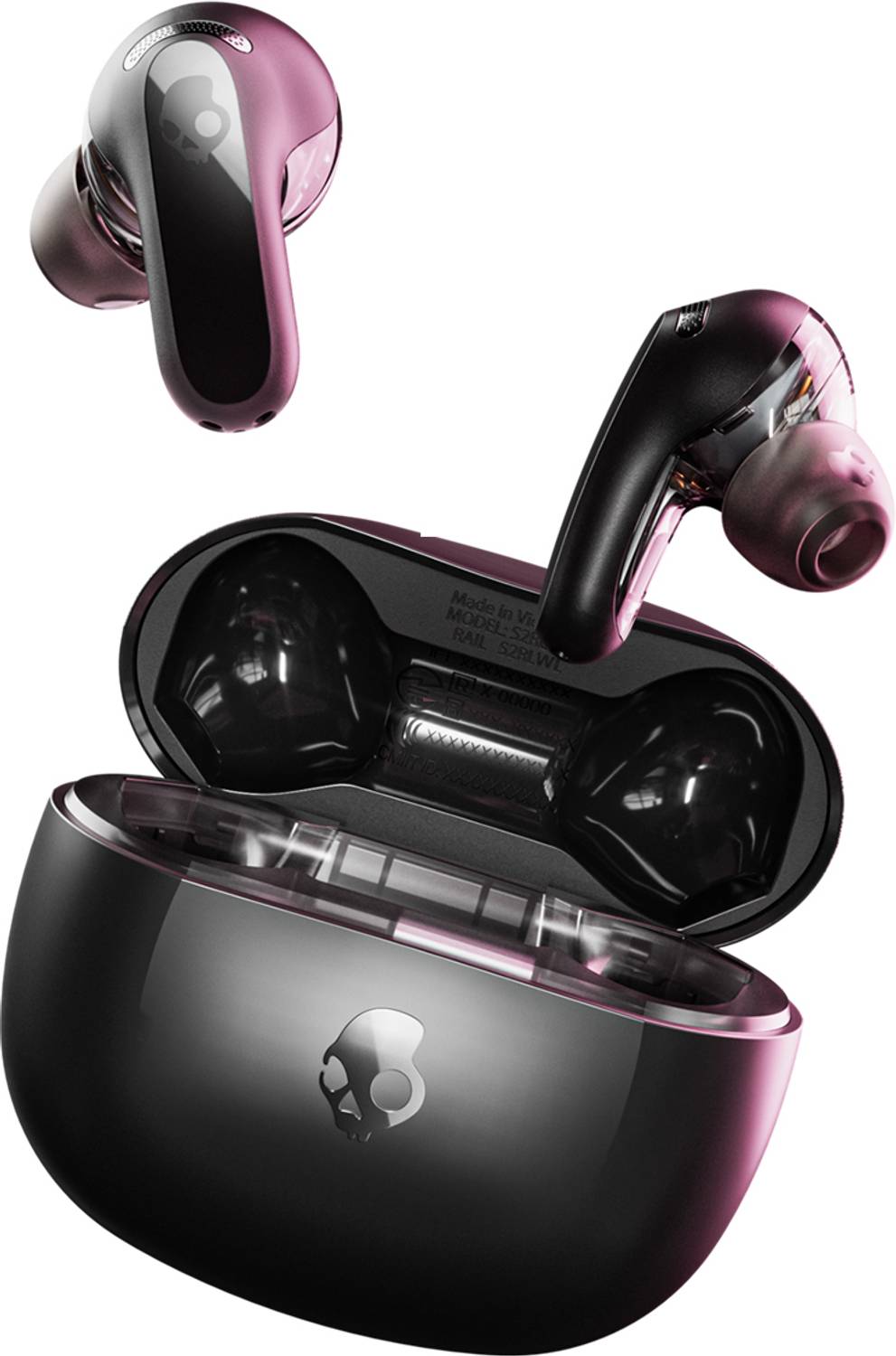 Skullcandy Rail ANC TWS 4-mic,Wireless Charging Case, Dual Pairin