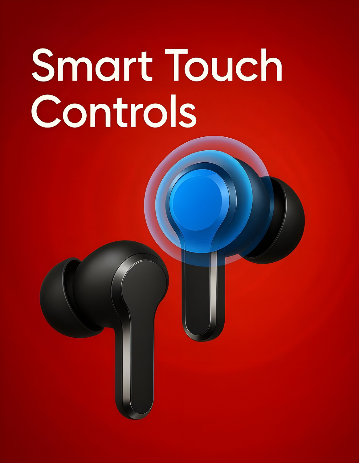 Image of DUJE BT-110 in The Ear Upto 38 Hours Playtime,with AI ENC for calls&Deep Bass-36 Bluetooth