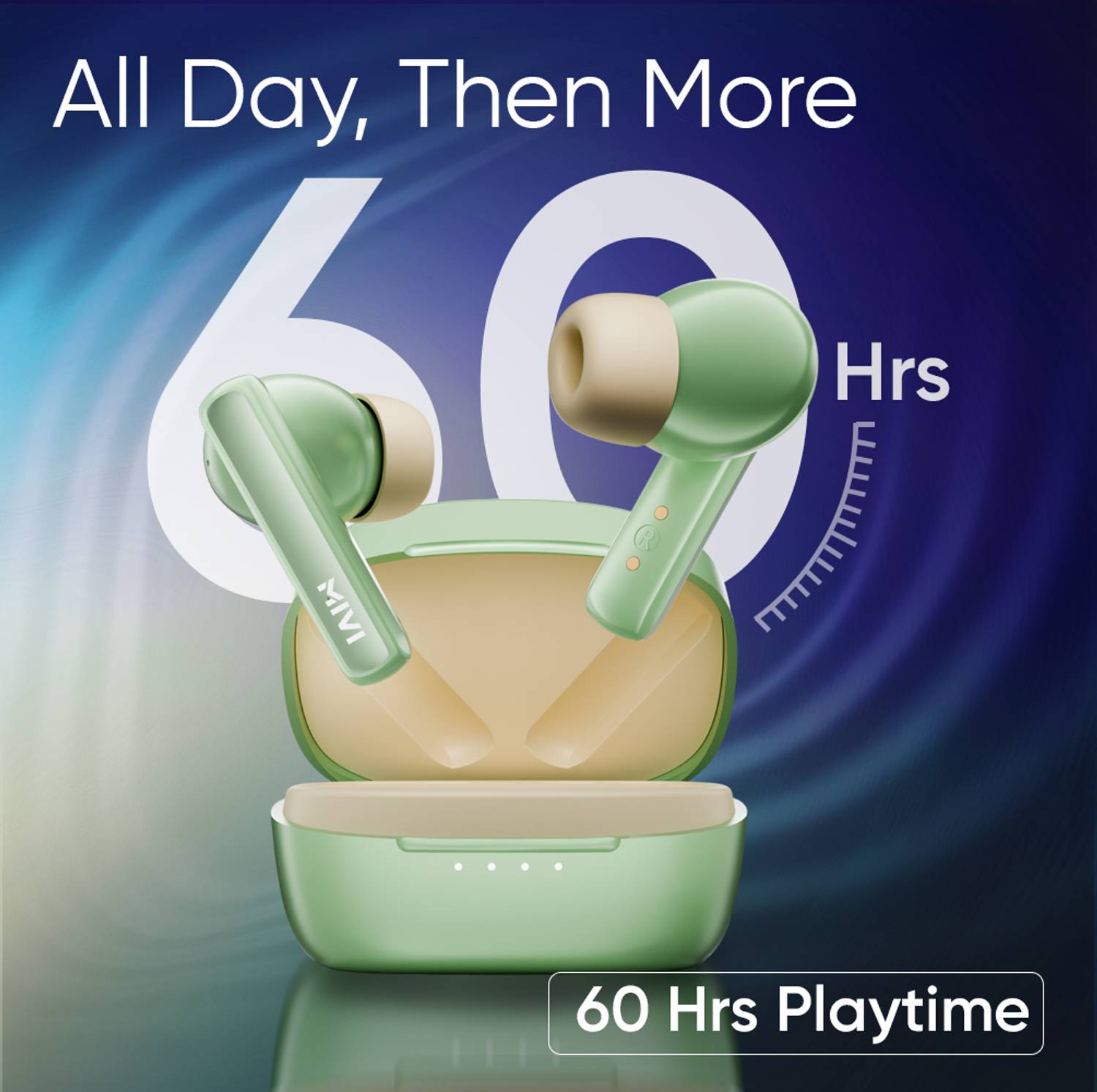 Mivi DuoPods Oris AI ENC Bluetooth Earbuds - Image 5